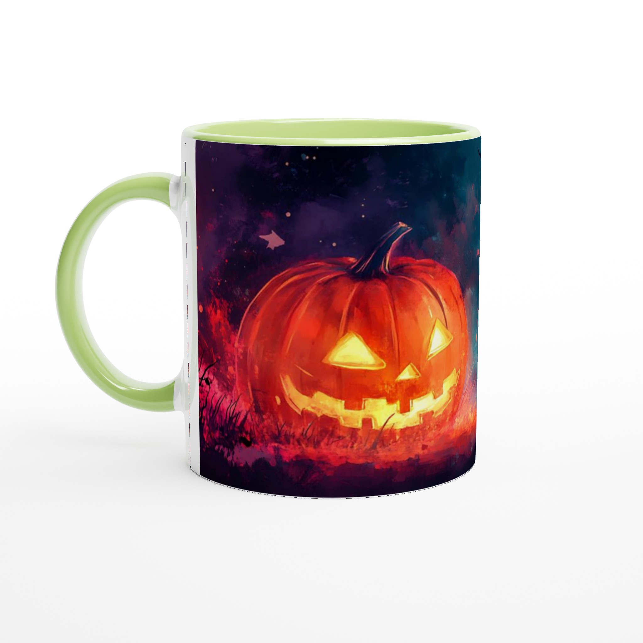 Mystisk Halloween Keramikmugg - 11oz, Välj mellan 7 levande färger för din unika stil! 7 dd949374-7049-430f-bf29-65447400dac8