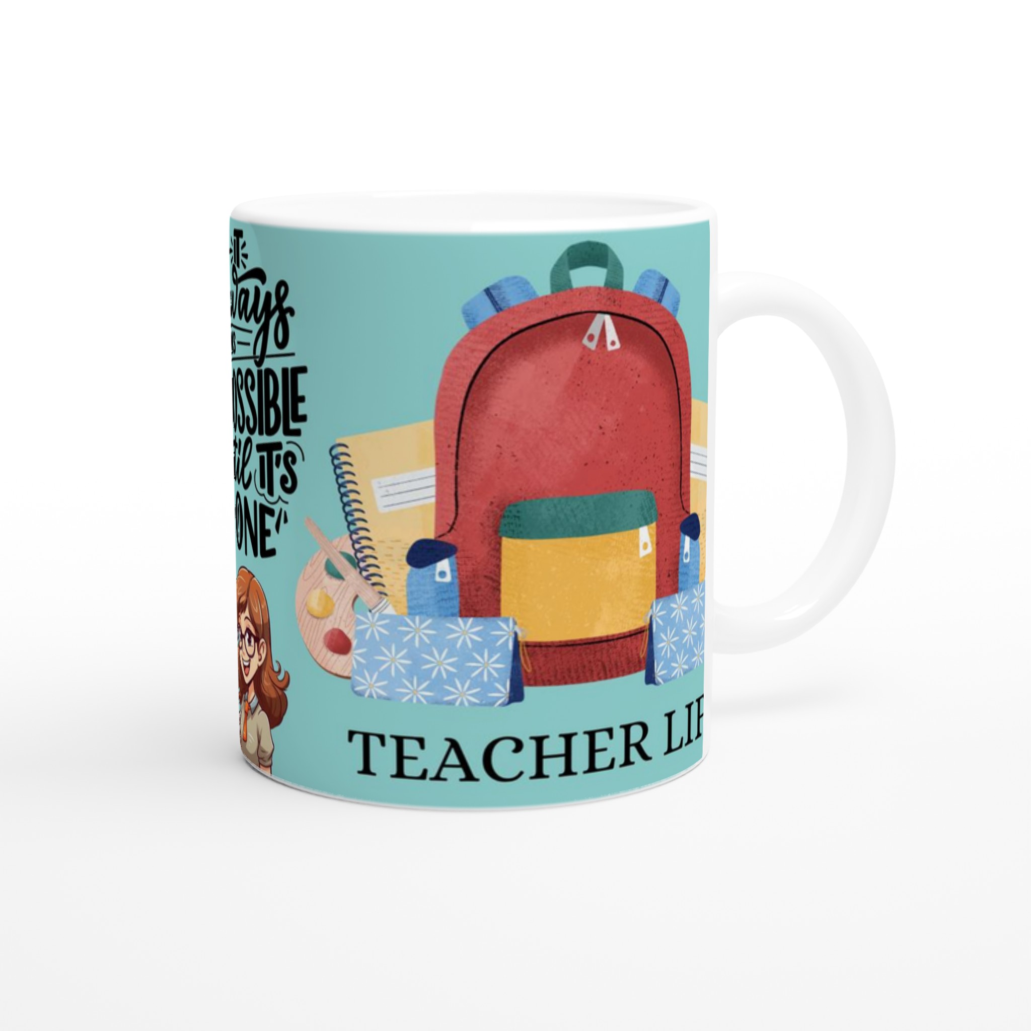 Inspirerande 'Teacher Life' Mugg – En hyllning till varje lärares vardag i 7 levande färger! 9 dd962aa4-3d75-42c5-be80-3809981fcd57