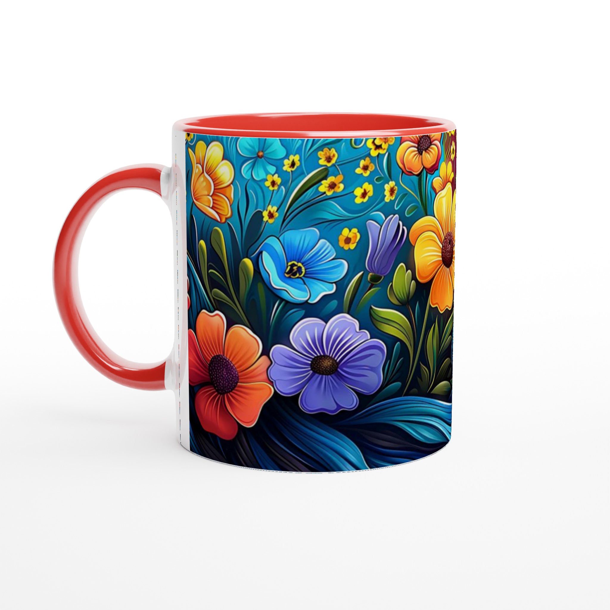 Blomstrande Keramisk Mugg 11oz – Välj bland 7 Livfulla Färger för Din Perfekta Kaffestund 5 dd9a6666-e137-46d4-a032-c2b25ba88a9b