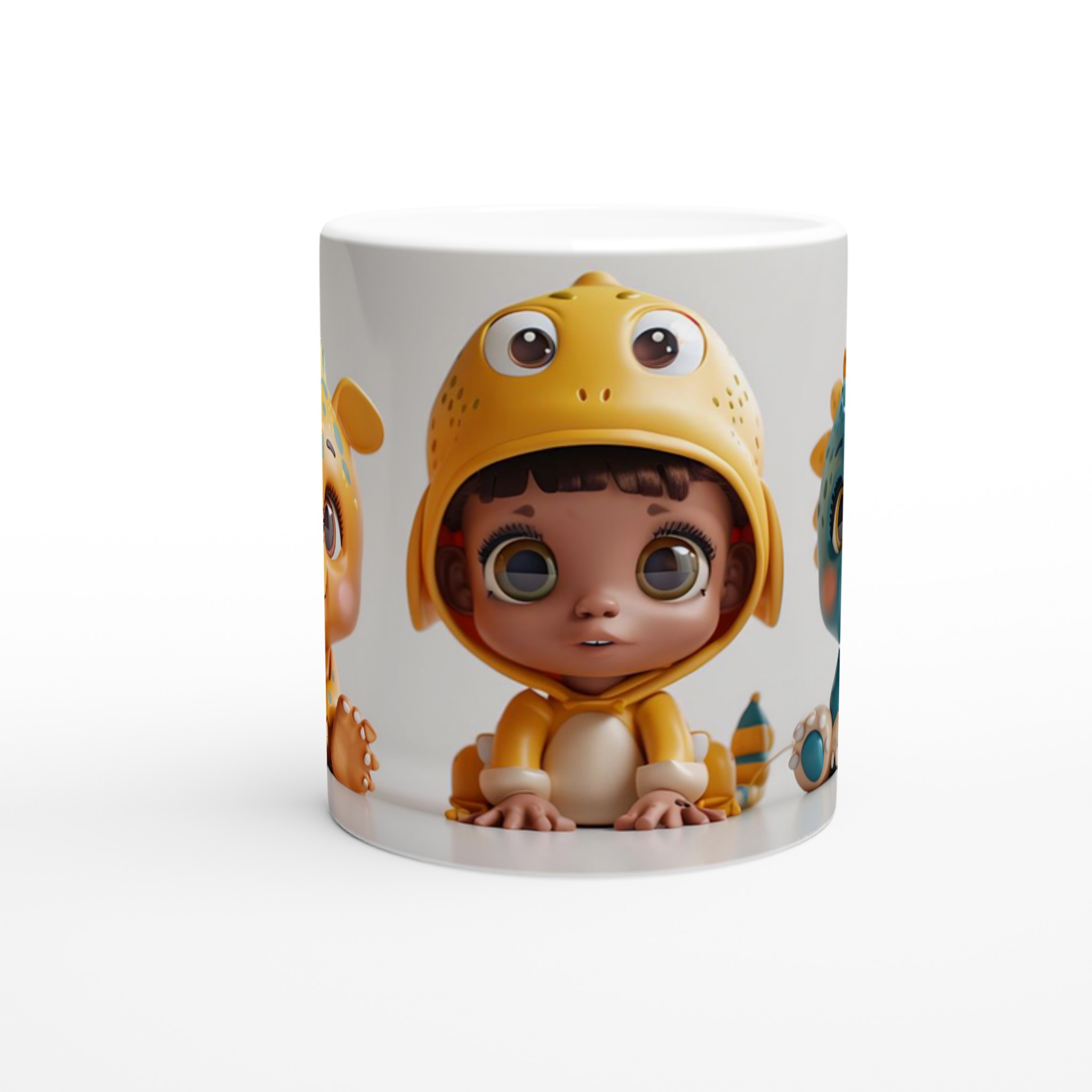 Söta Dinosaurie-Babymuggar: 11oz Keramisk Mugg för Små Äventyrare & Stora Leenden! 8 ddb21bb7-a09c-4d76-bbb9-e0c6b0c64f94