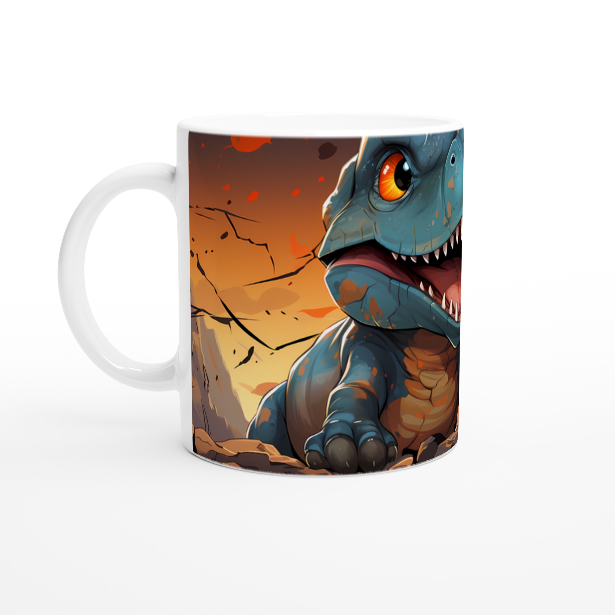 Vrålcool Dinosaurie Mugg – 11oz Keramisk Kaffekopp för Episka Dagar, Välj bland 7 Färger! 1 ddbb2619-e7af-4996-9c93-7814c3470baa