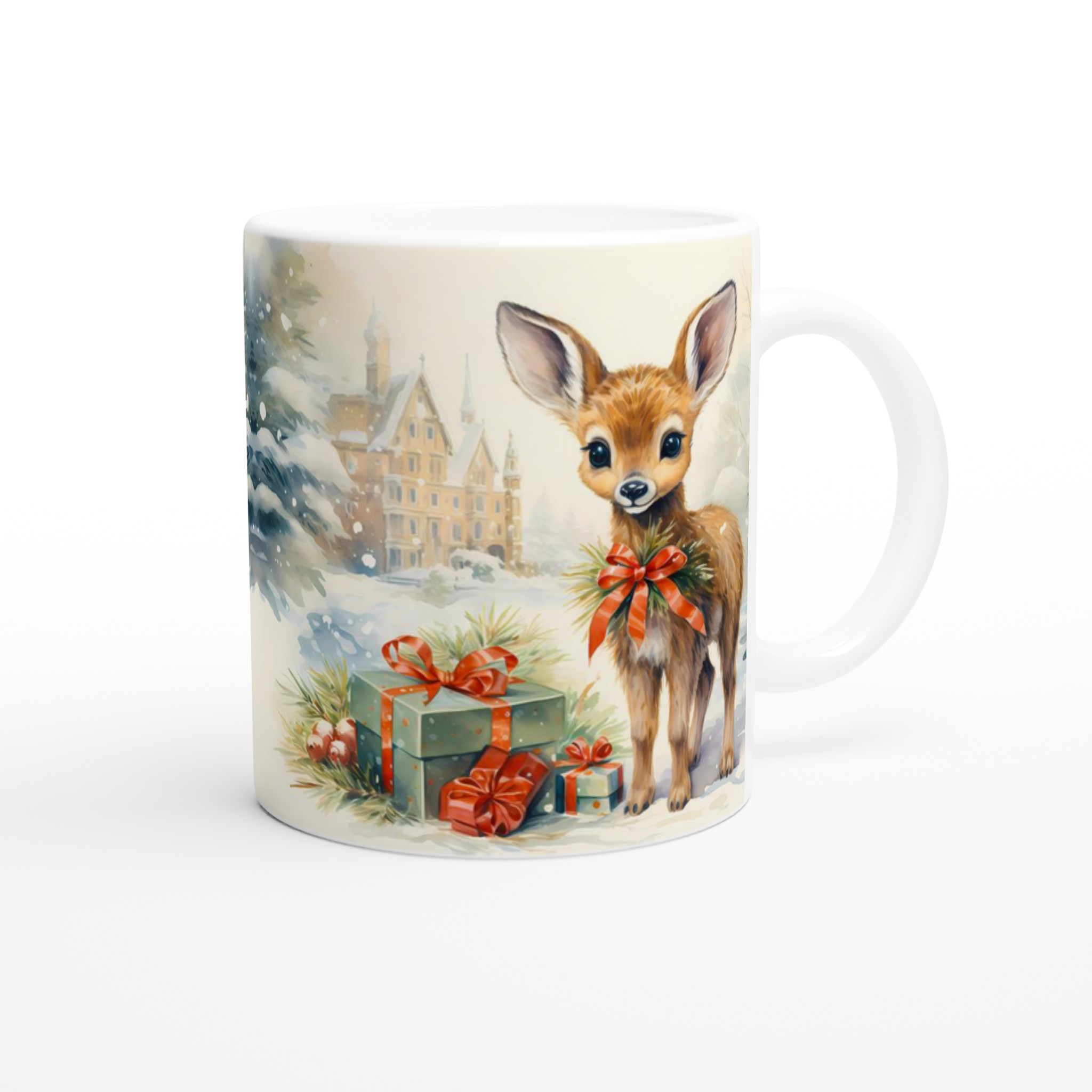 Söt Vinterrådjur Mugg - 11oz Keramisk Mugg för Julstämning och Varje Dag 9 ddc92643-e801-426e-81c5-2af6de5cc8c6
