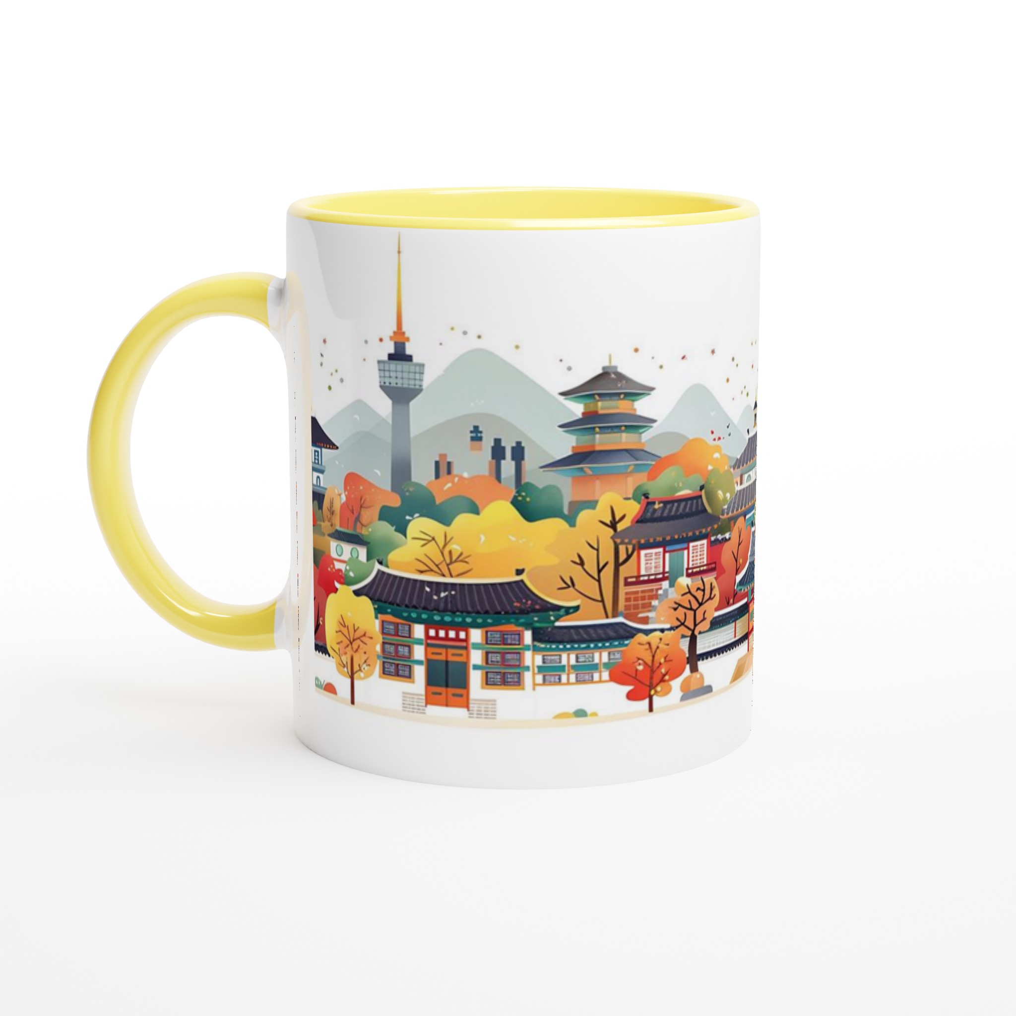 Seoul Cityscape Keramikmugg – En bit av Sydkoreas charm i ditt val av färg 3 ddd65d64-0888-456a-927b-5ba7d310479d