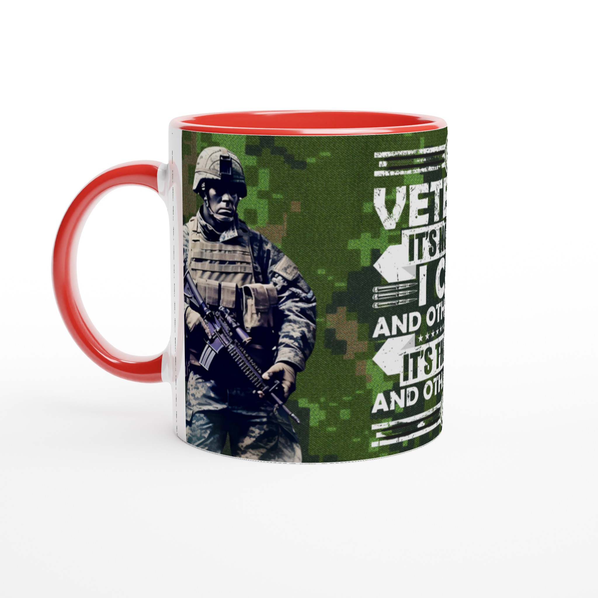 Veteran Inspirational 11oz Ceramic Mug – Bold Camouflage Style in Seven Colors 5 dde11b1a-3e32-4965-84f4-c3db0d0f01db