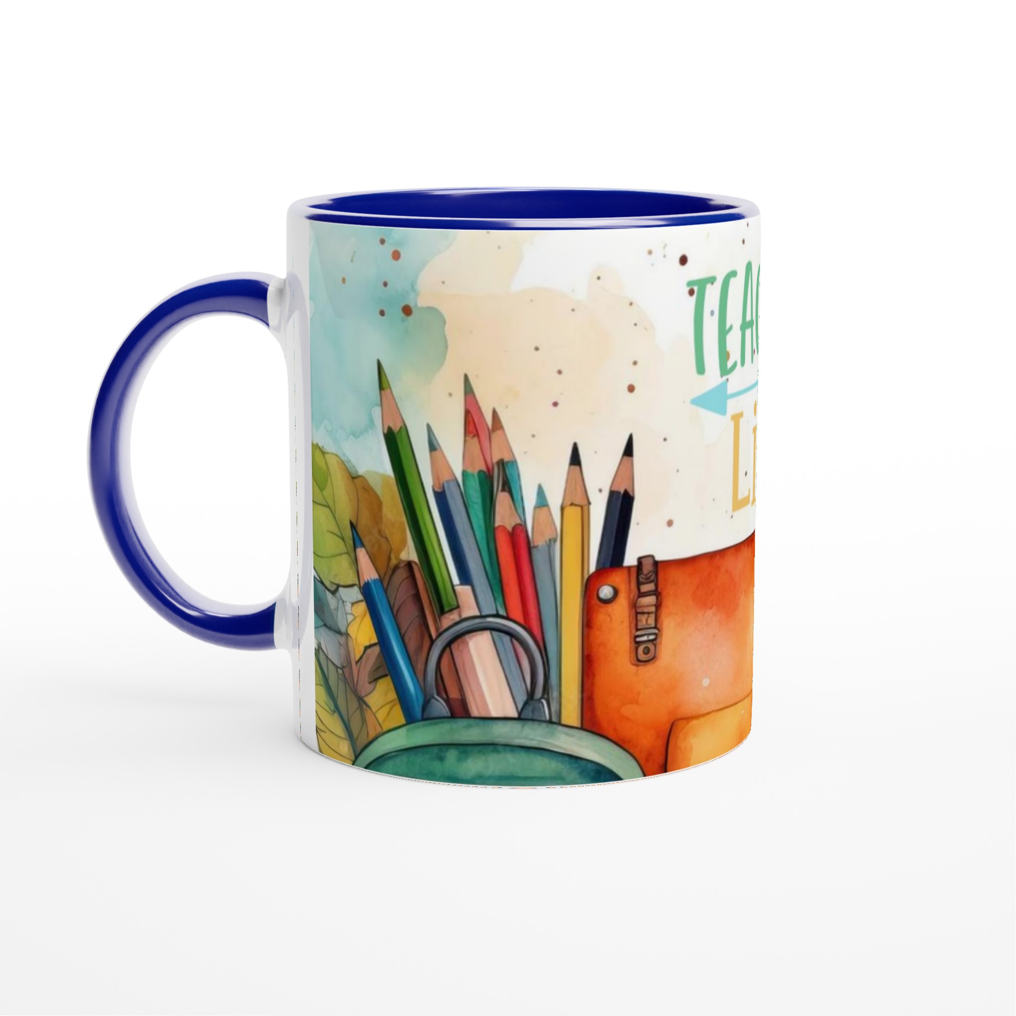 Teacher Life Keramisk Mugg 11oz med färgglad design – välj mellan flera glada keramfärger 2 de4b8ec7-7c75-4cf9-b090-3fd7c037f947