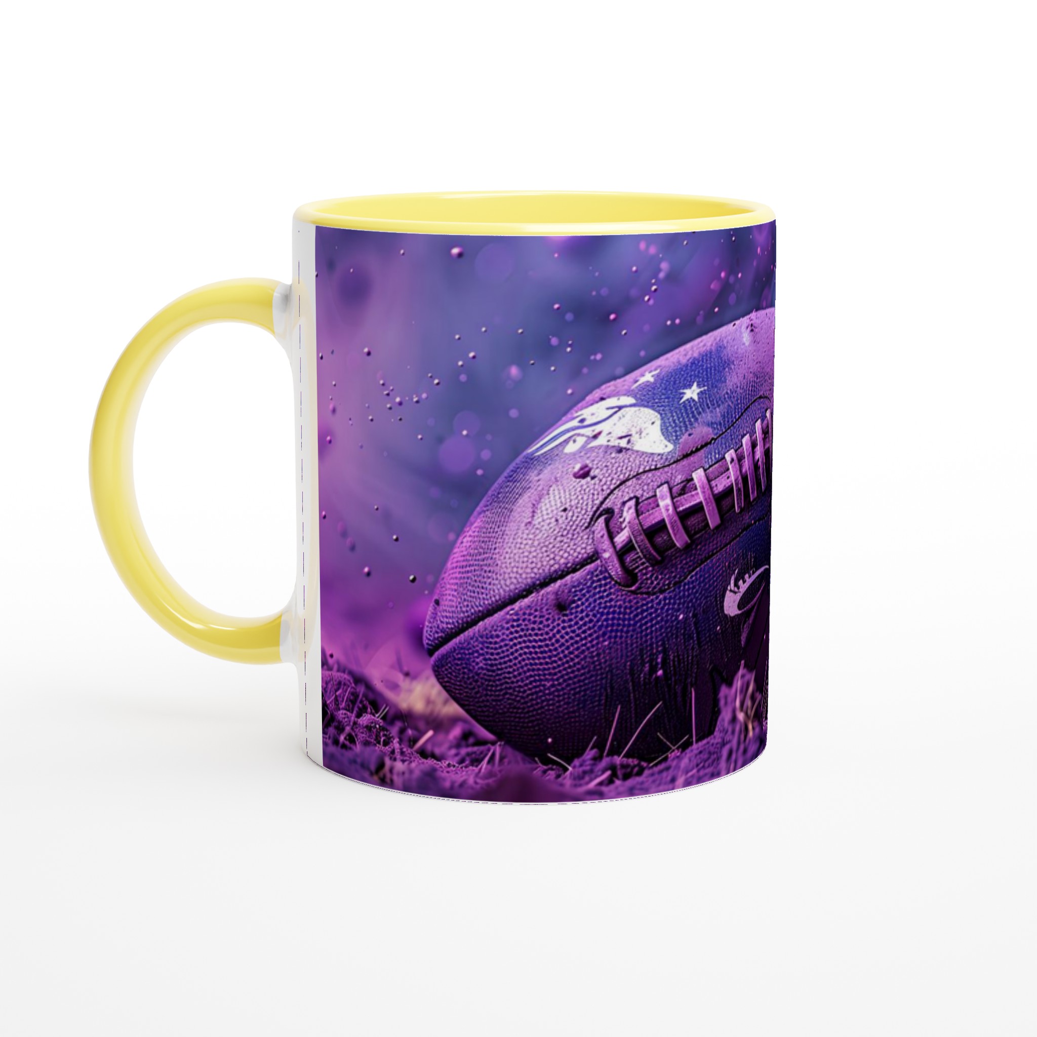 Futuristisk Mörk Lila Amerikansk Fotboll Mugg – 11oz Premium Keramik för Sportfans 3 de742dd6-e961-4256-b1e3-2b9bc7287471