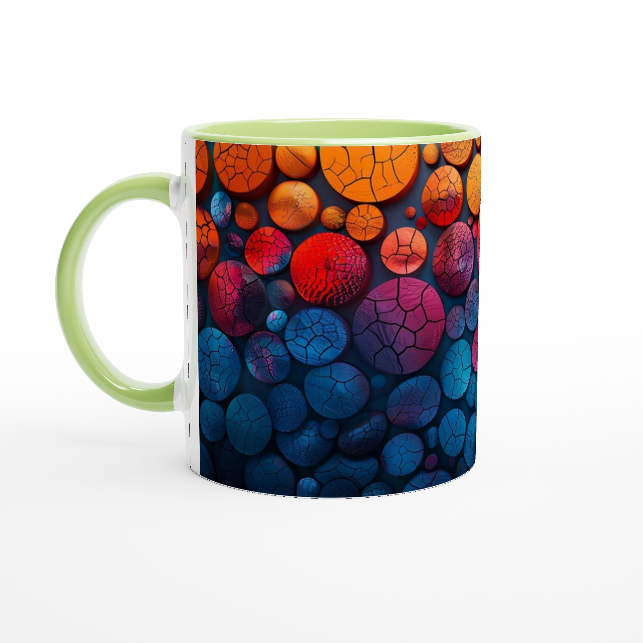 Abstract Crackle Design 11oz Keramikmugg – Vibrerande Färger för Din Vardag 7 deaec81e-eafc-4a9f-9cb1-f3e8f4c8a159