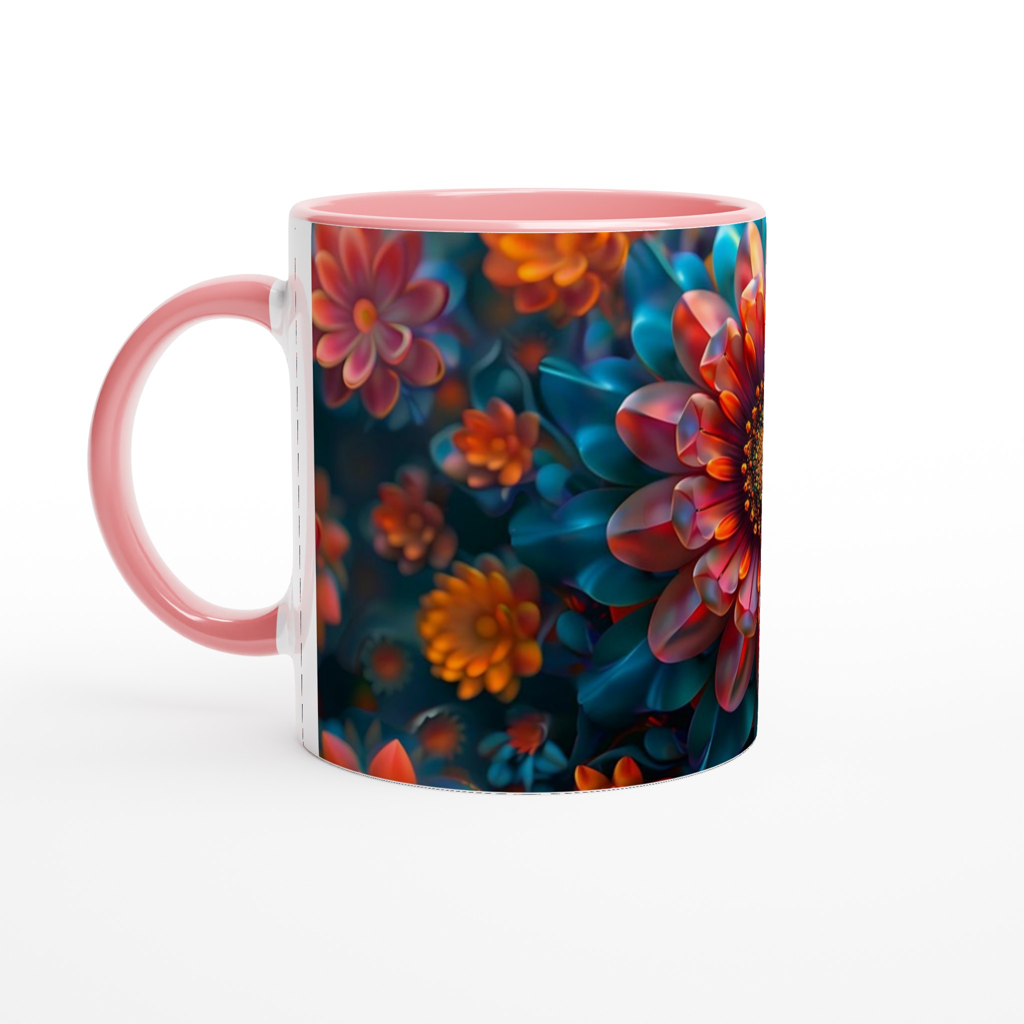 Mugg "Exotisk Blomma" – Levande Färgexplosion i Premium Keramik, 11 oz 6 dee8b413-4570-4fdc-98be-49f44aa27f4a