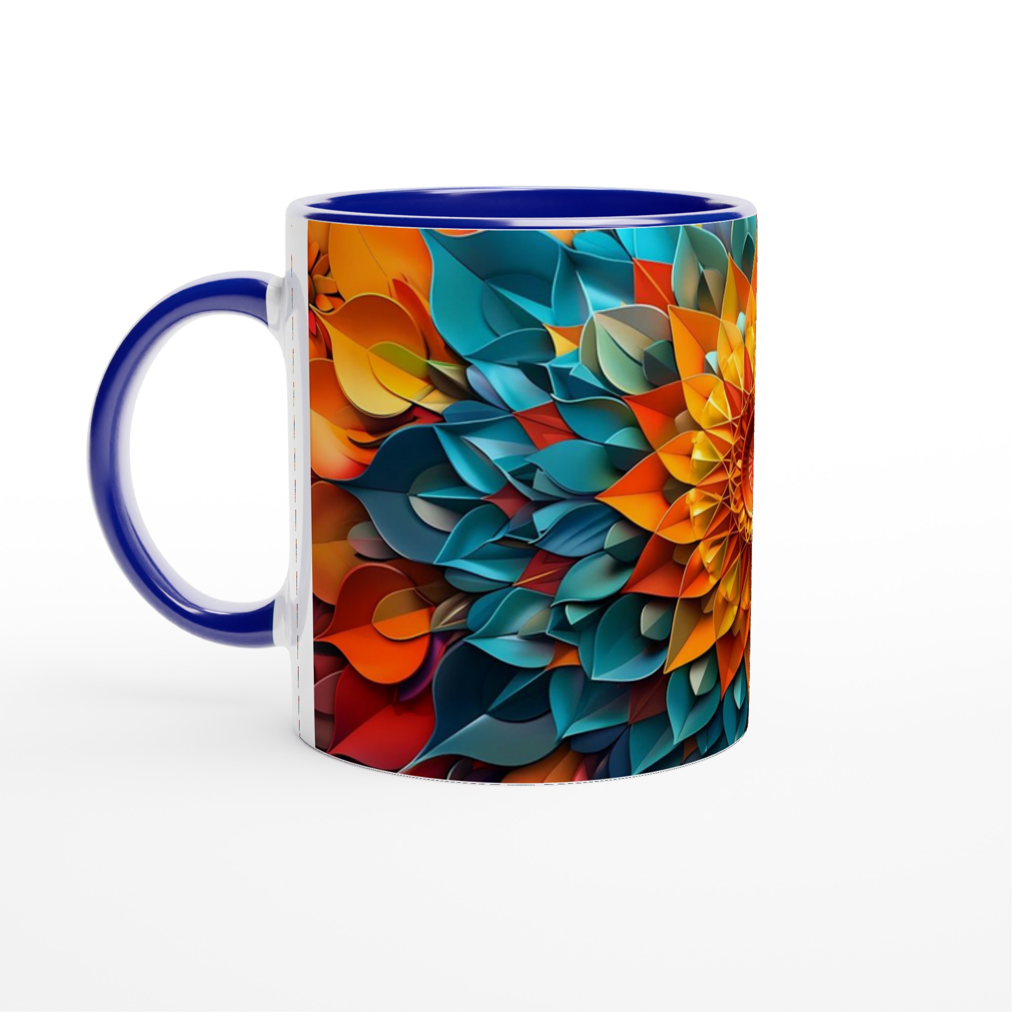 Abstrakt Mandala Keramikmugg - 11oz, Välj mellan 7 levande färger för din favoritmugg! 2 df036872-7c5b-4a74-b7b1-8f981969126e