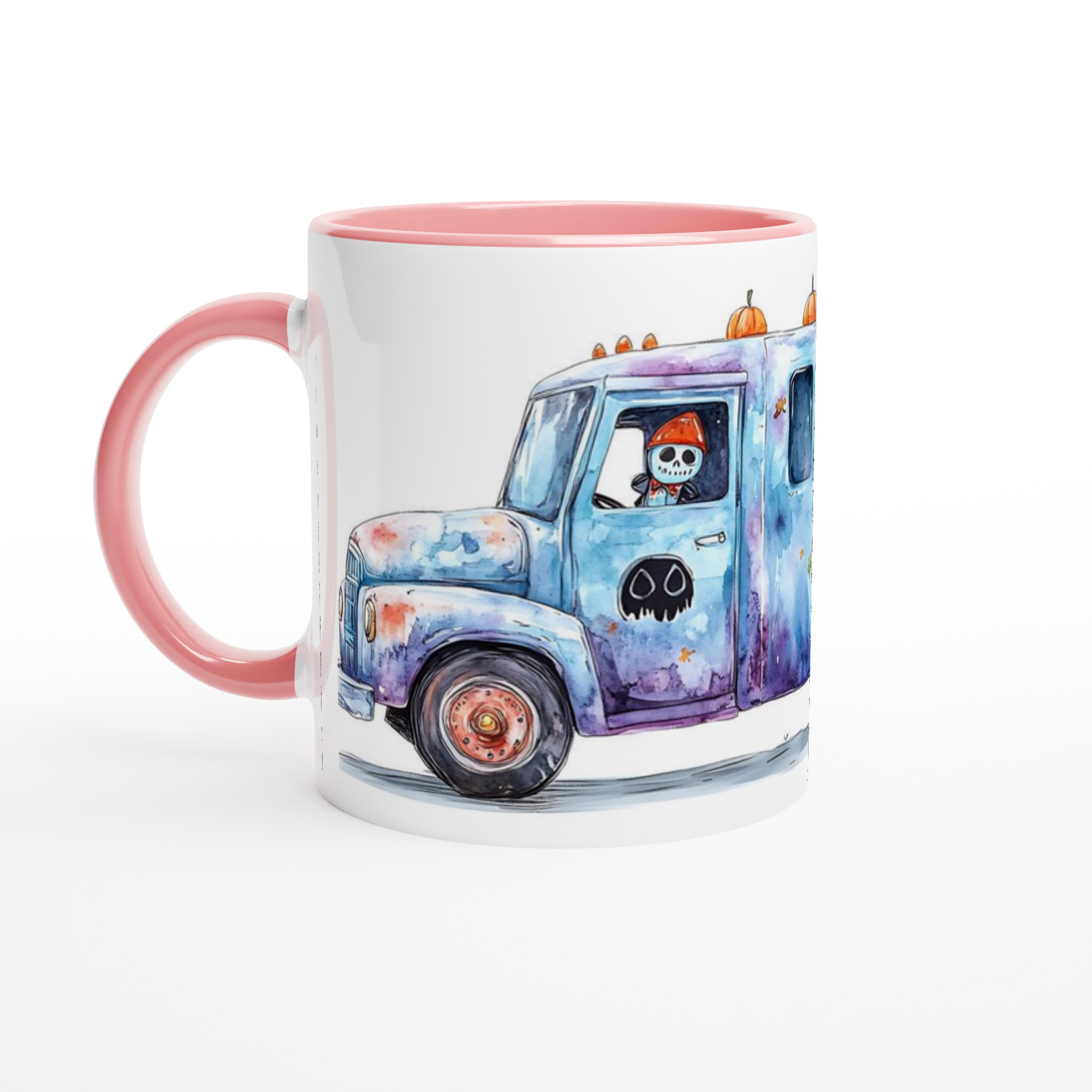 Spooky-Sweet Food Truck Keramikmugg – Perfekt för Halloweenälskare i sju färgglada nyanser 6 df083bed-803d-4bc6-8c57-f1443f43120b