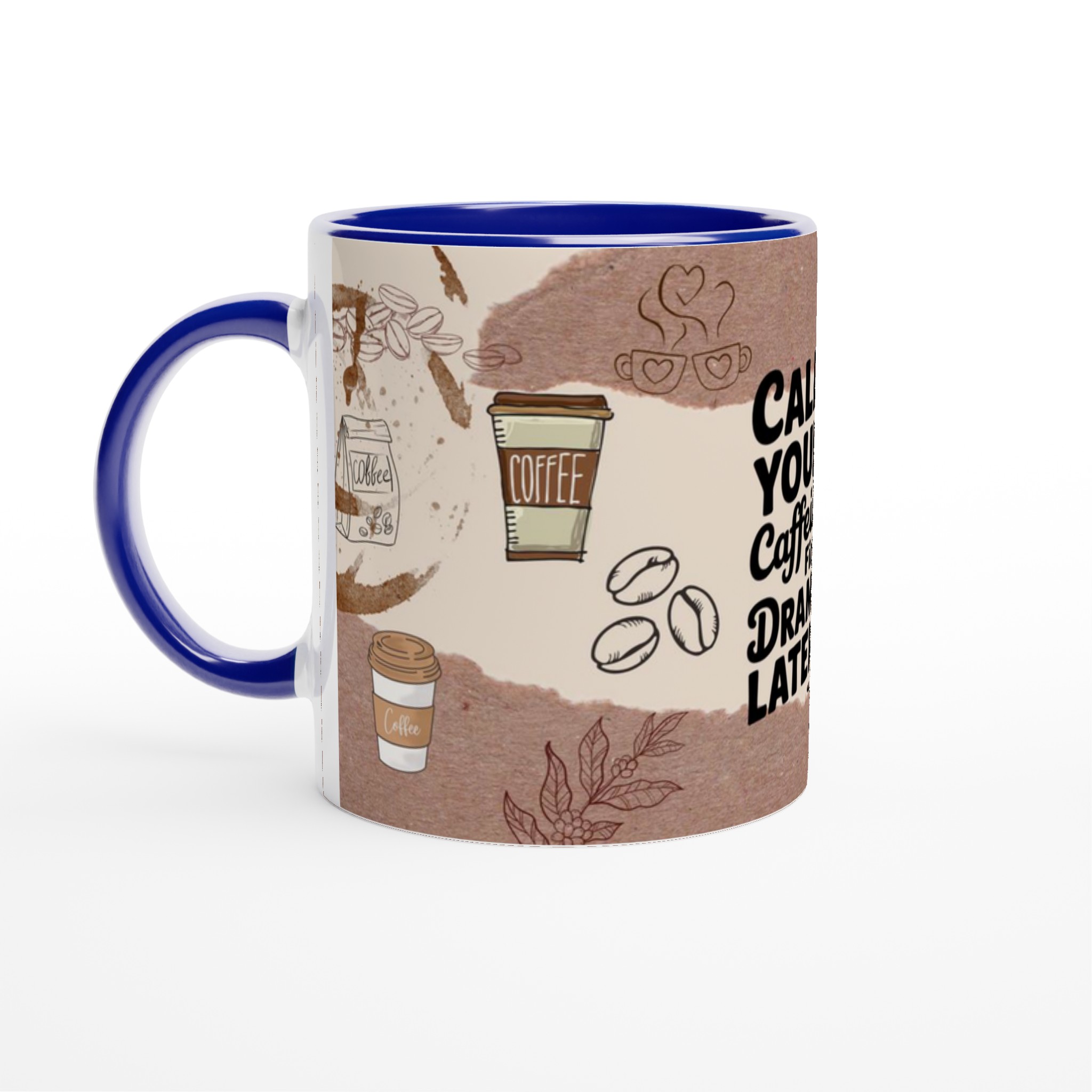 Humoristisk Vit 11oz Keramisk Mugg med Kaffedrama & Kaffeälskartema – Välj din Färg! 2 df212092-5d18-4d2b-a695-efa319c84774