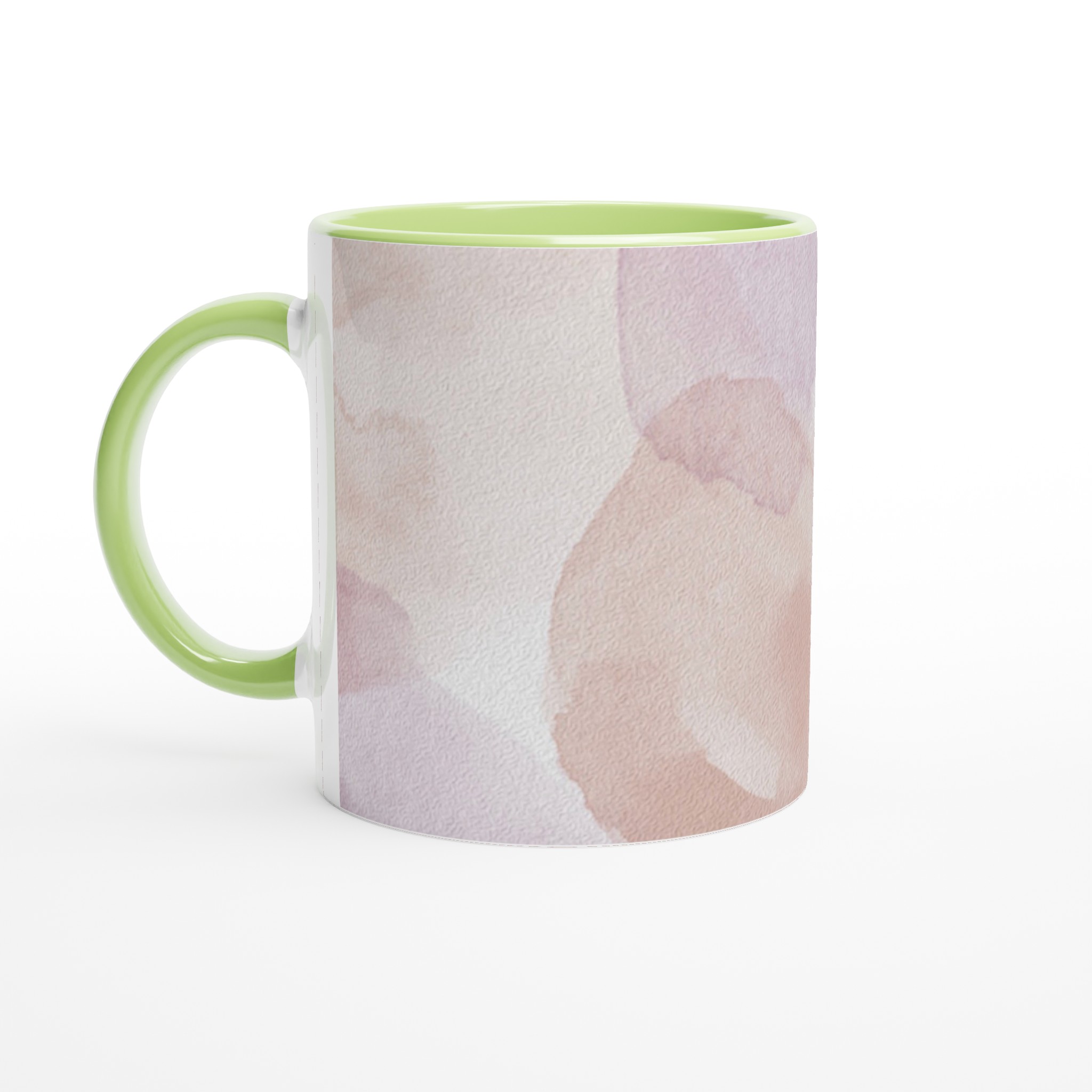 Elegant 11oz Vit Keramisk Mugg i Mjuka Pastelltoner – Välj Din Favoritfärg 7 dfa14f1e-1ddf-4247-9adb-2366b7c7eeef