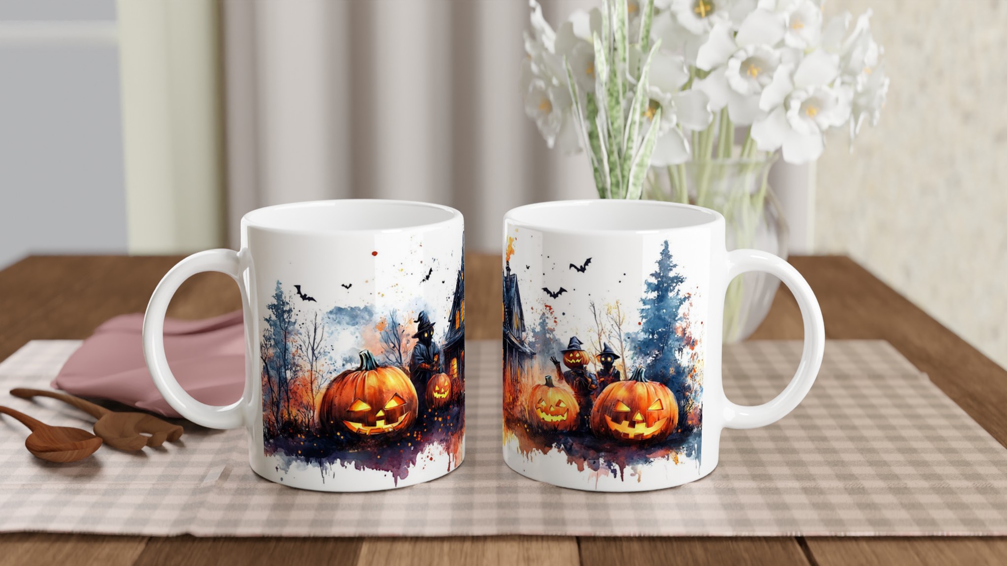 Spooky Halloween Jack-O'-Lantern Keramikmugg – Perfekt för Höstmys i Valfri Färg! 10 dfd09ec6-8061-4dd3-af39-c0e3e3041ef2