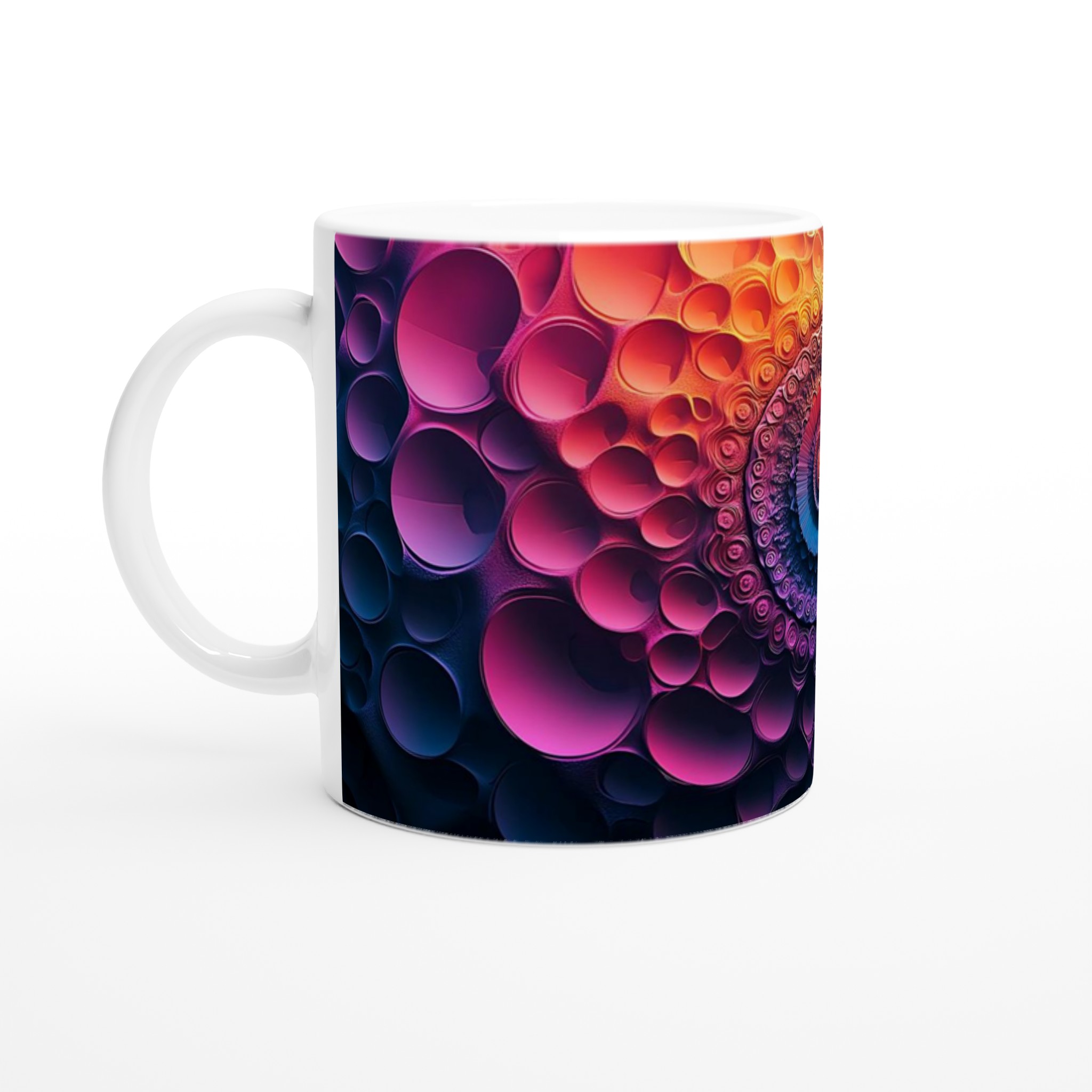 Abstrakt Spiral Keramikmugg - Livfull Gradient Konst för Kaffeälskaren i Ditt Liv 1 dfd6bd2b-bb21-4e5c-aeb4-81c59e2cad5f