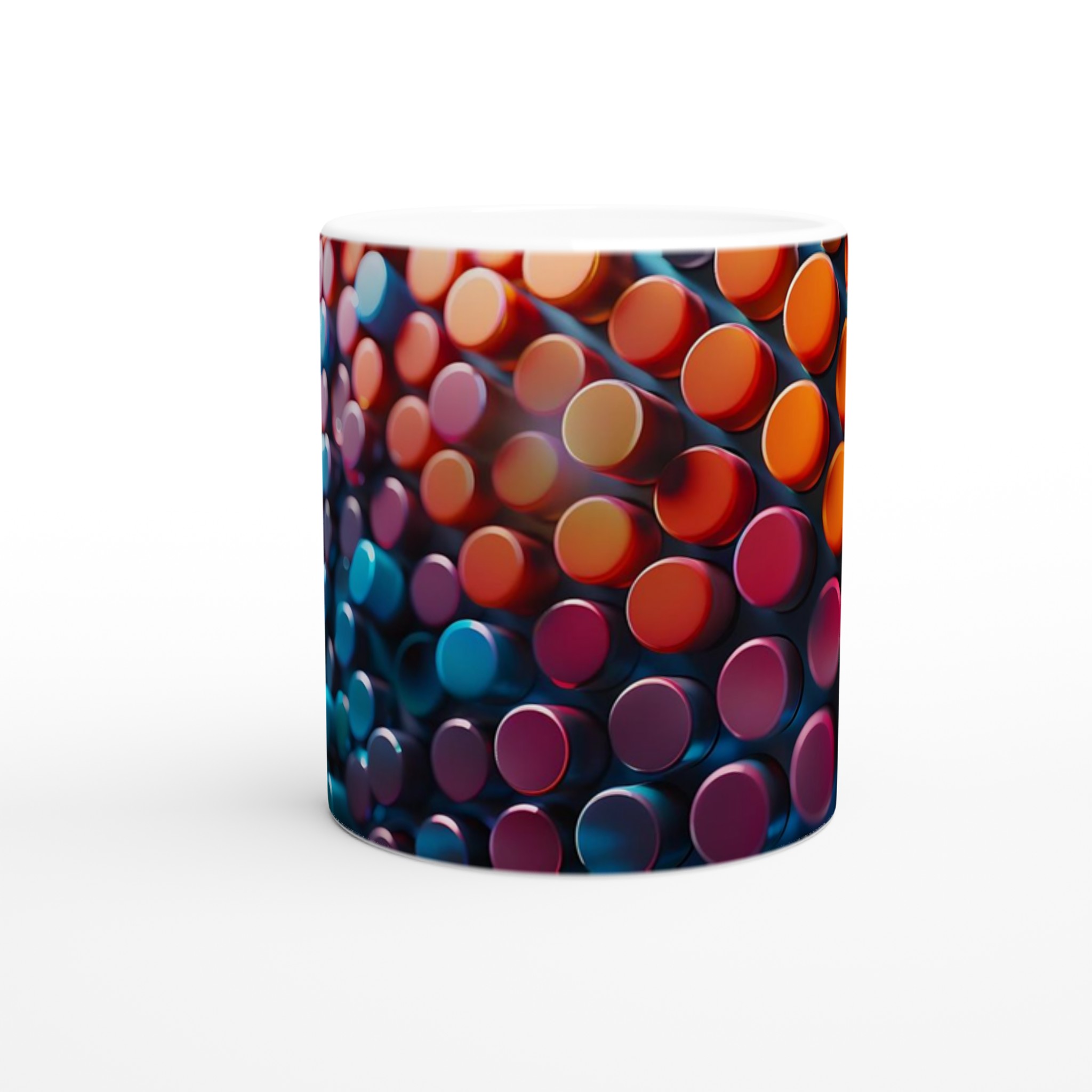 Abstrakt Pop Art Keramikmugg – 11 oz i Livfulla Färger för Din Dagliga Kaffestund 8 dfea8f5b-2e95-4370-ad22-929c11737673