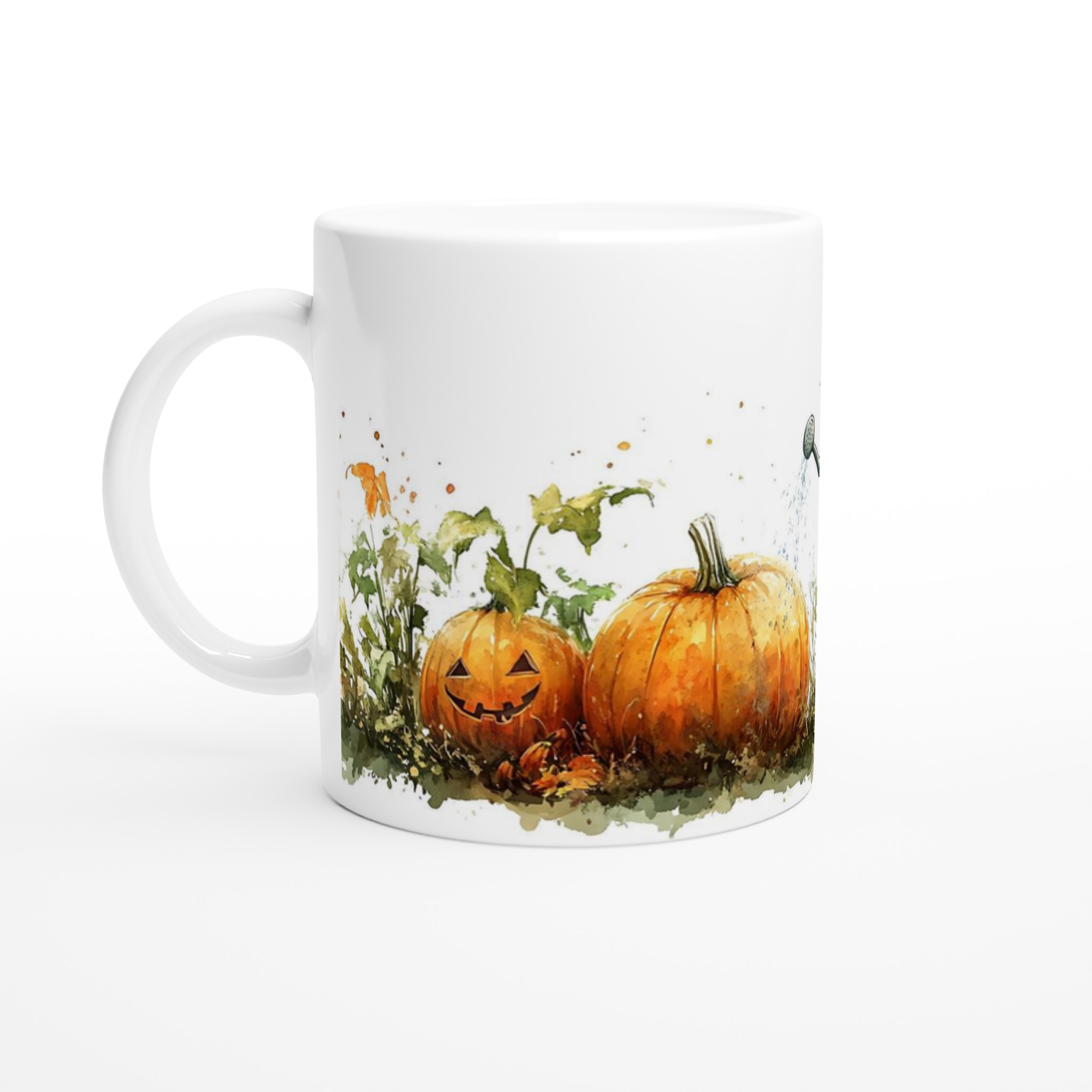 Lekfull Halloween Pumpa Skrämma Design Mugg – Välj bland 7 Färgglada Keramiska Alternativ 1 e0044f10-0eac-494a-bce2-22c989c9afe2