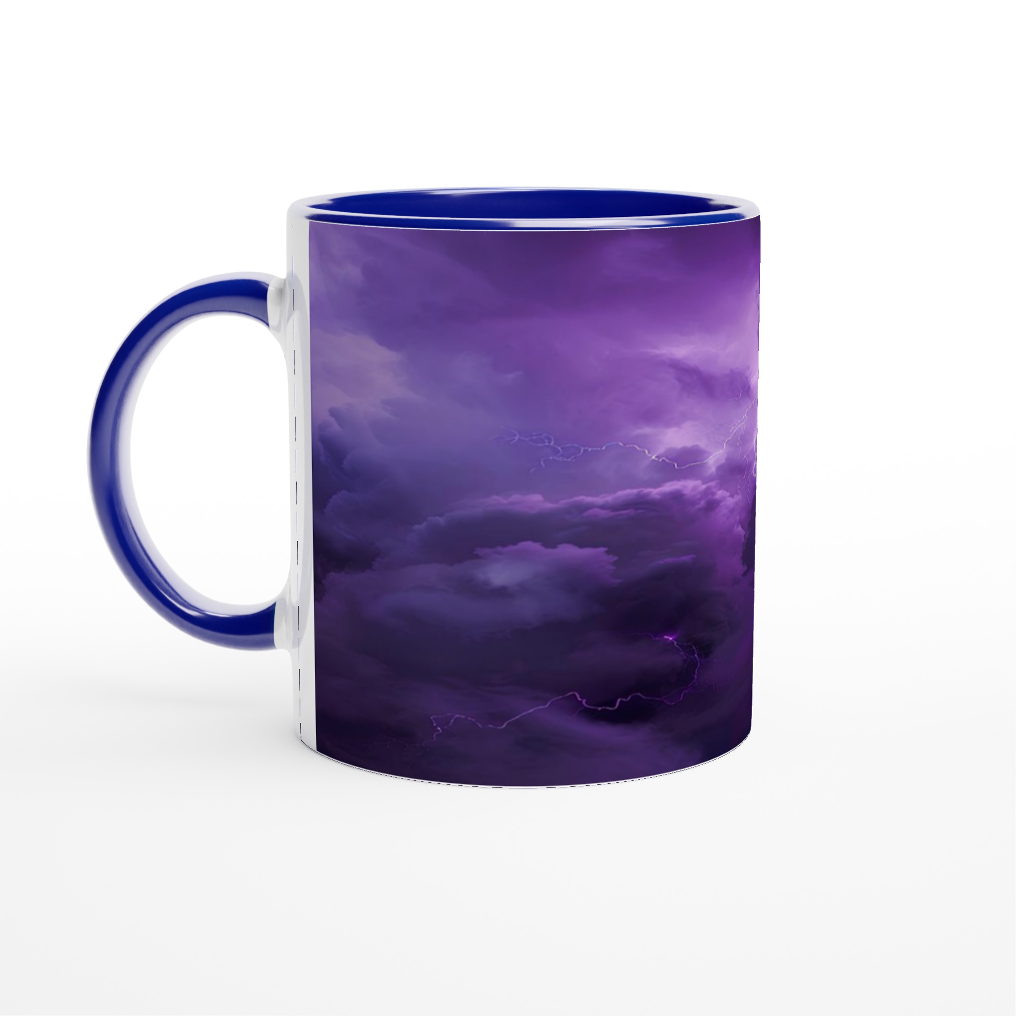 Åskväder & Lila Moln 11oz Keramisk Mugg – Välj bland 7 Livfulla Färger 2 e00785fe-3285-4183-ac41-daef3b9d3ed4