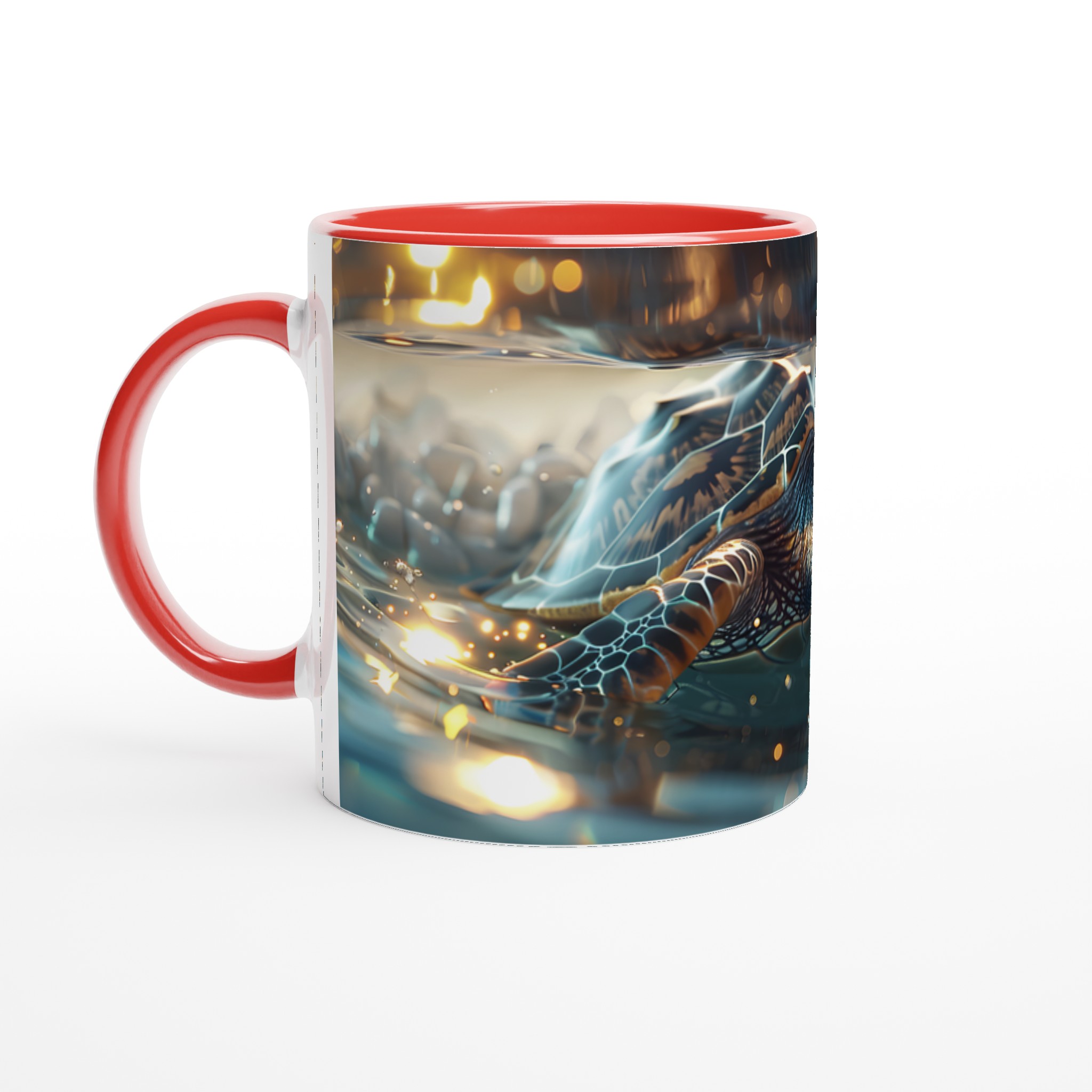 Majestätisk Havssköldpadda 11oz Keramisk Mugg – Dröm dig bort till havets djup med livfulla färger 5 e01b78d2-105a-444a-a39e-15c03603db7f