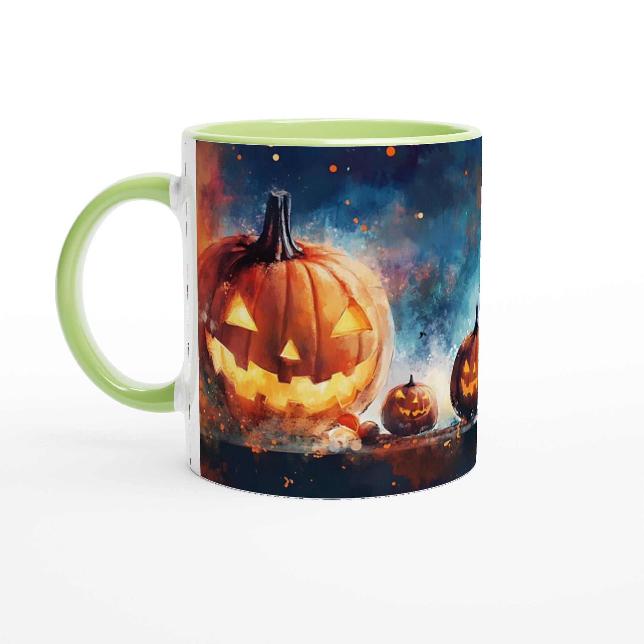 Magical Halloween Night Keramisk Mugg – Drömskt Pumpamotiv med Flicka & Fladdermöss i Flera Färger 7 e01c361c-1761-458c-90b0-c1fc108671d6