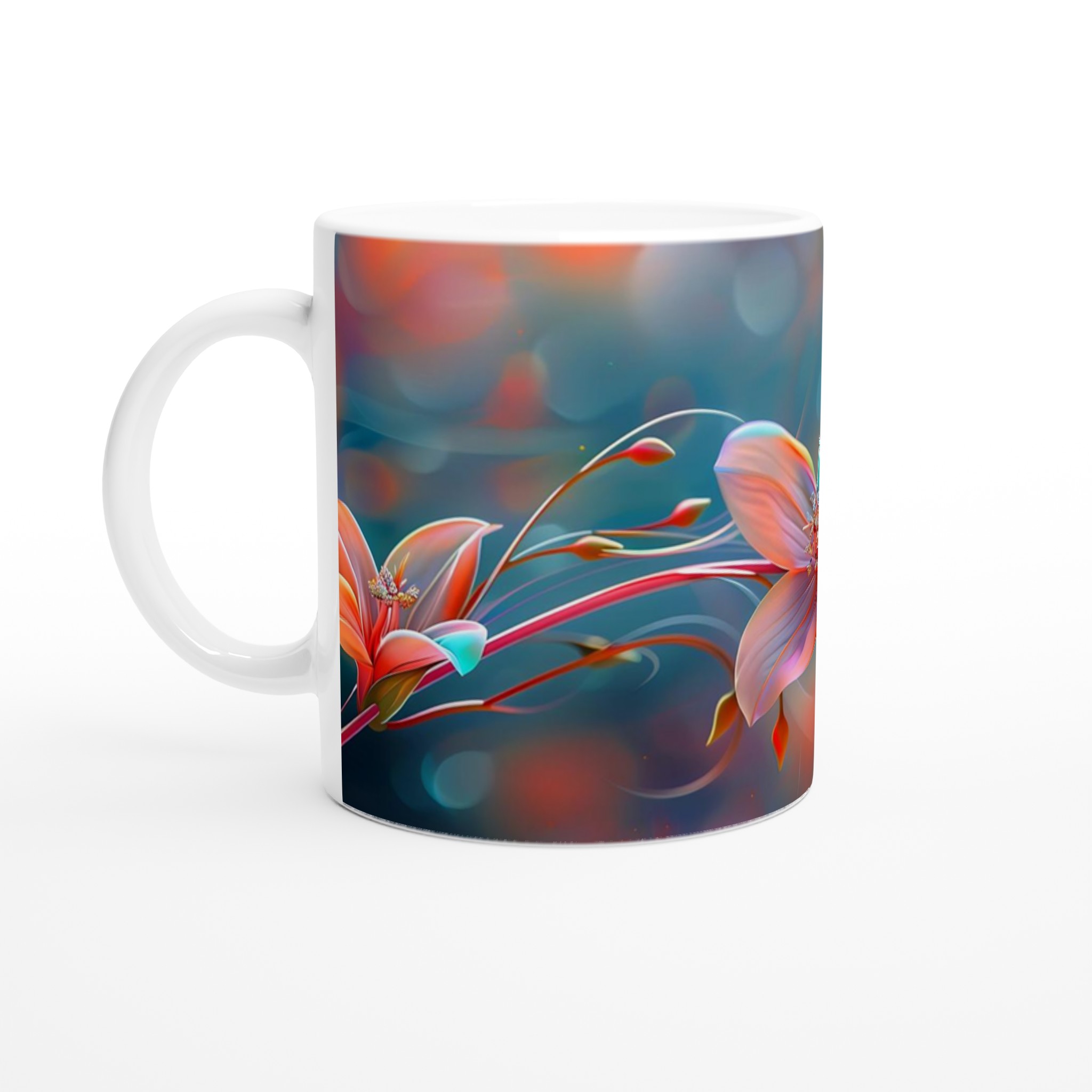 Förtrollande Blomsterdröm 11oz Keramisk Mugg – Konstfull Design i Levande Färger 1 e03446c1-1872-4985-8839-20138fdaffbe
