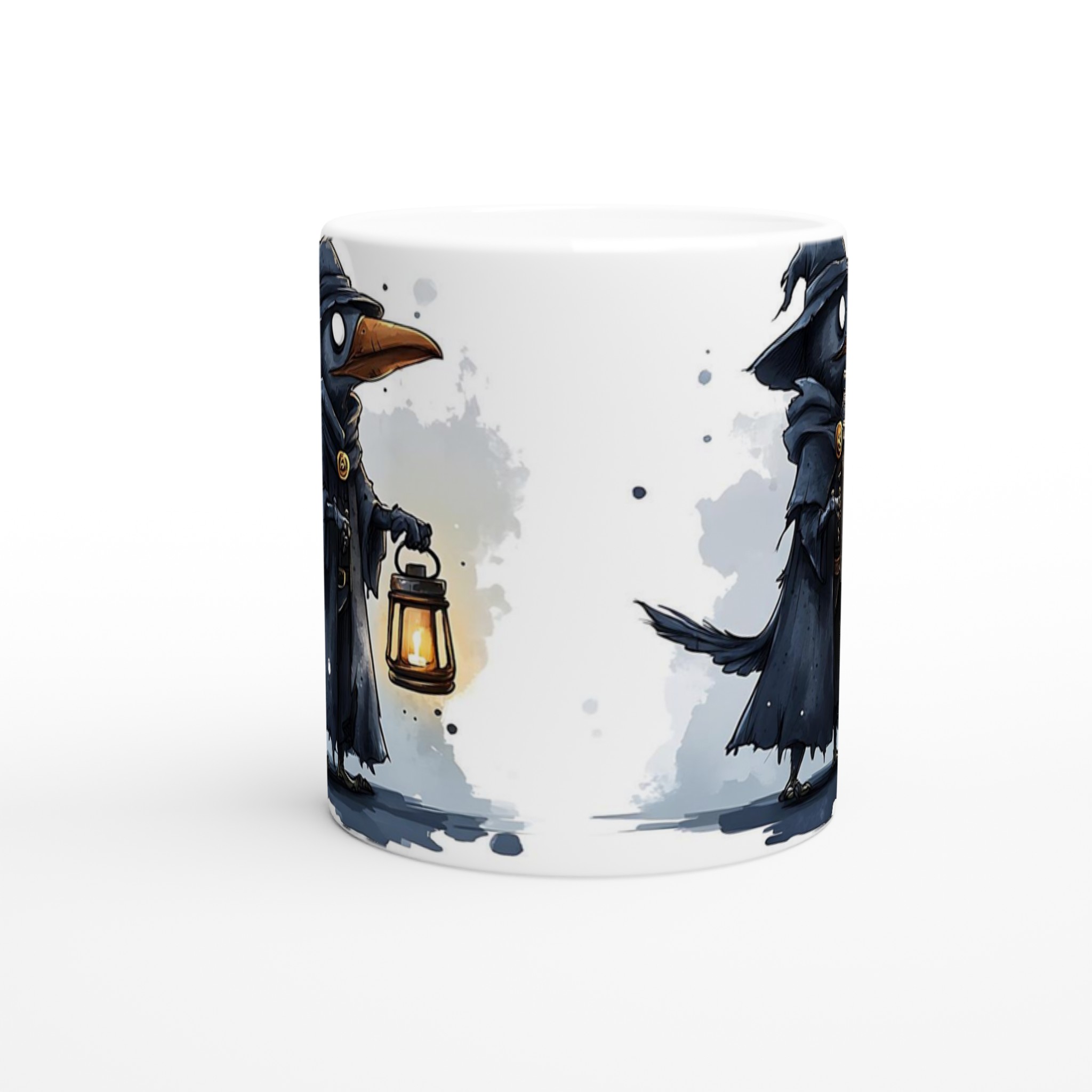 Mörk Magiker Kråka – Mysig 11oz Keramikmugg i 7 Färger för Fantasifulla Drycker 8 e04de9dd-fbe2-4aa2-8f18-881b74b99c4a