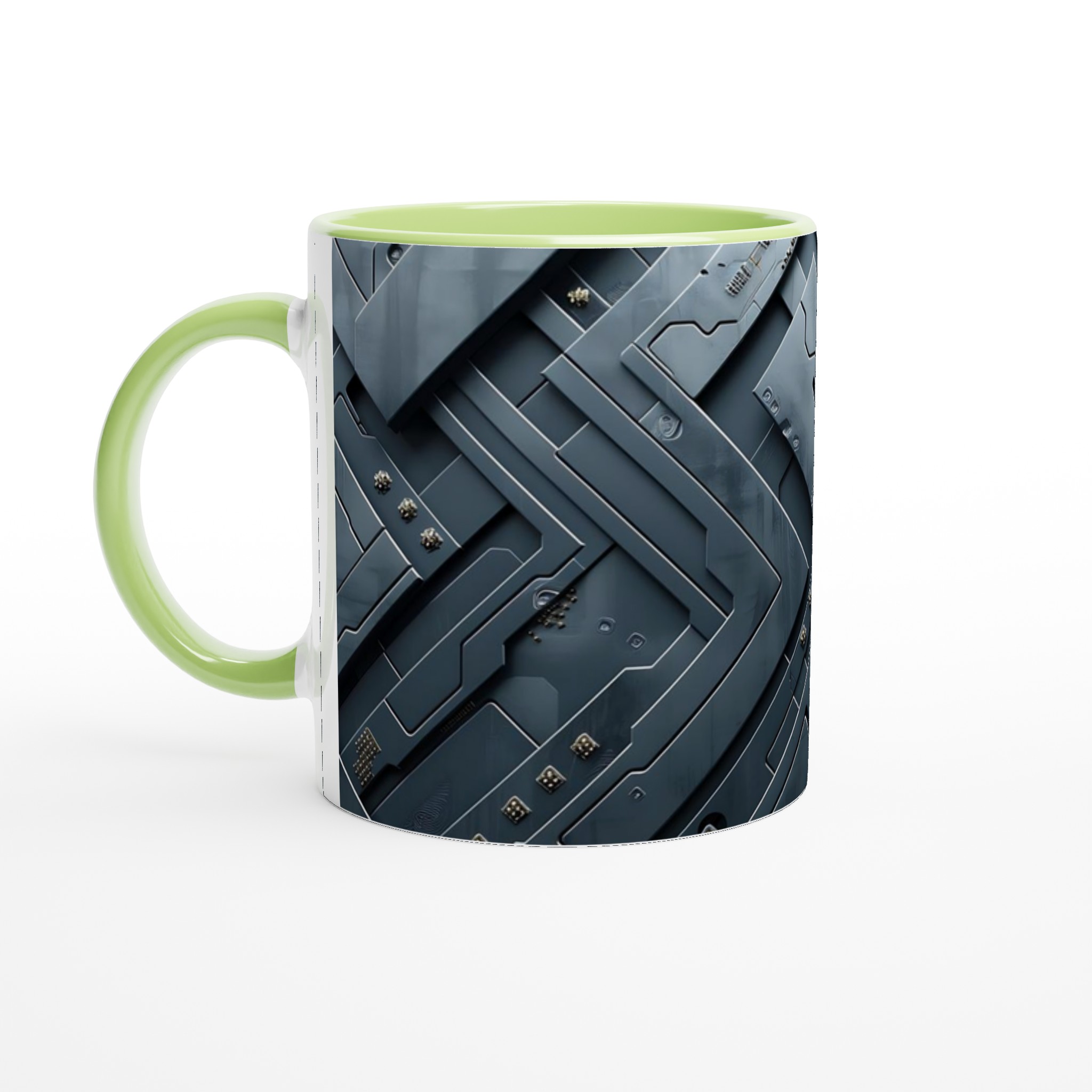 Kybernetisk Mugg: 11oz Keramisk Mugg med Futuristic Design – Välj Din Färg! 7 e05b532b-956b-4c36-89f2-8989c6baebc0