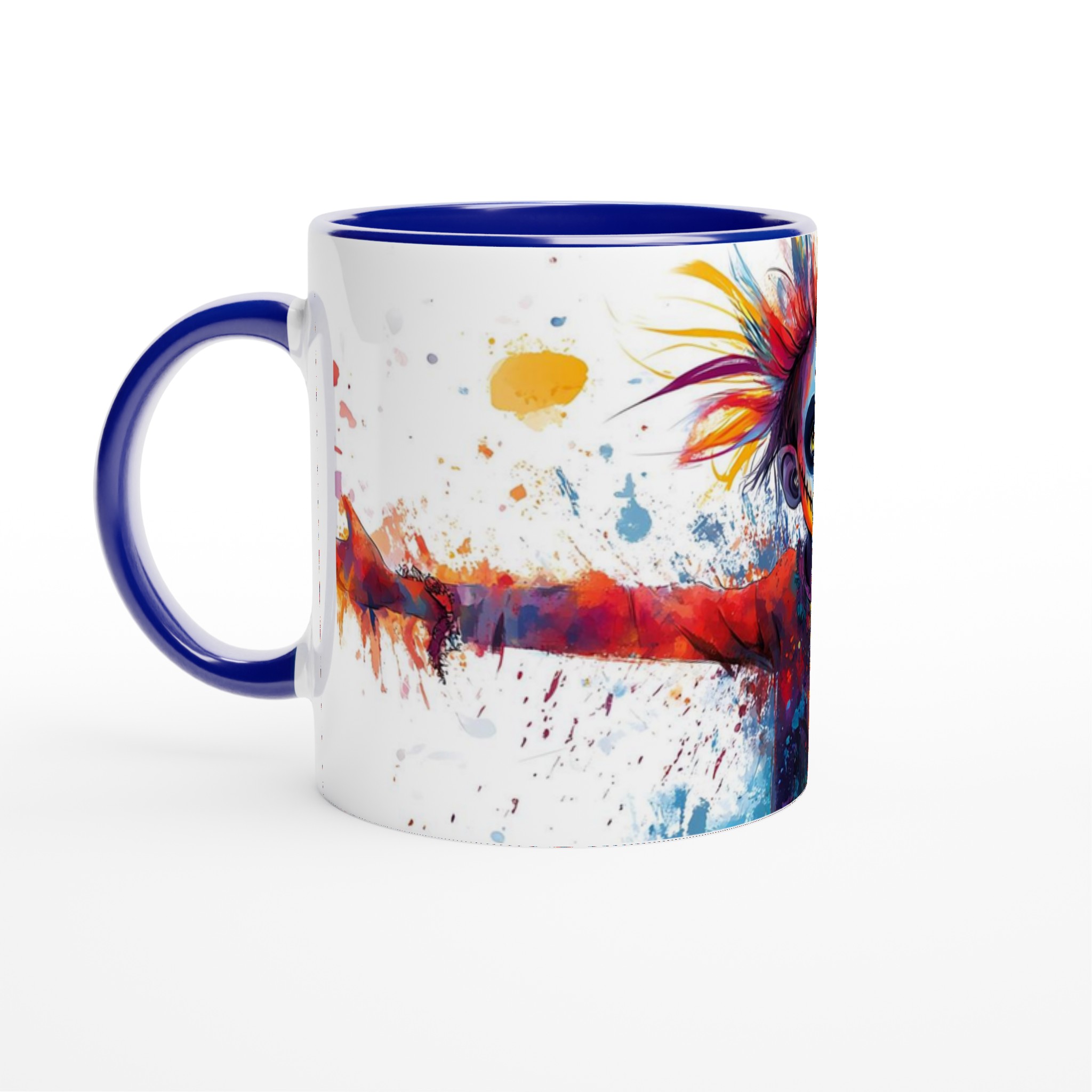Färgsprakande Sugar Skull Keramikmugg – Utforska din Kreativitet med 7 Livfulla Färger! 2 e0722bda-c903-4fcc-98ba-144106bb3842