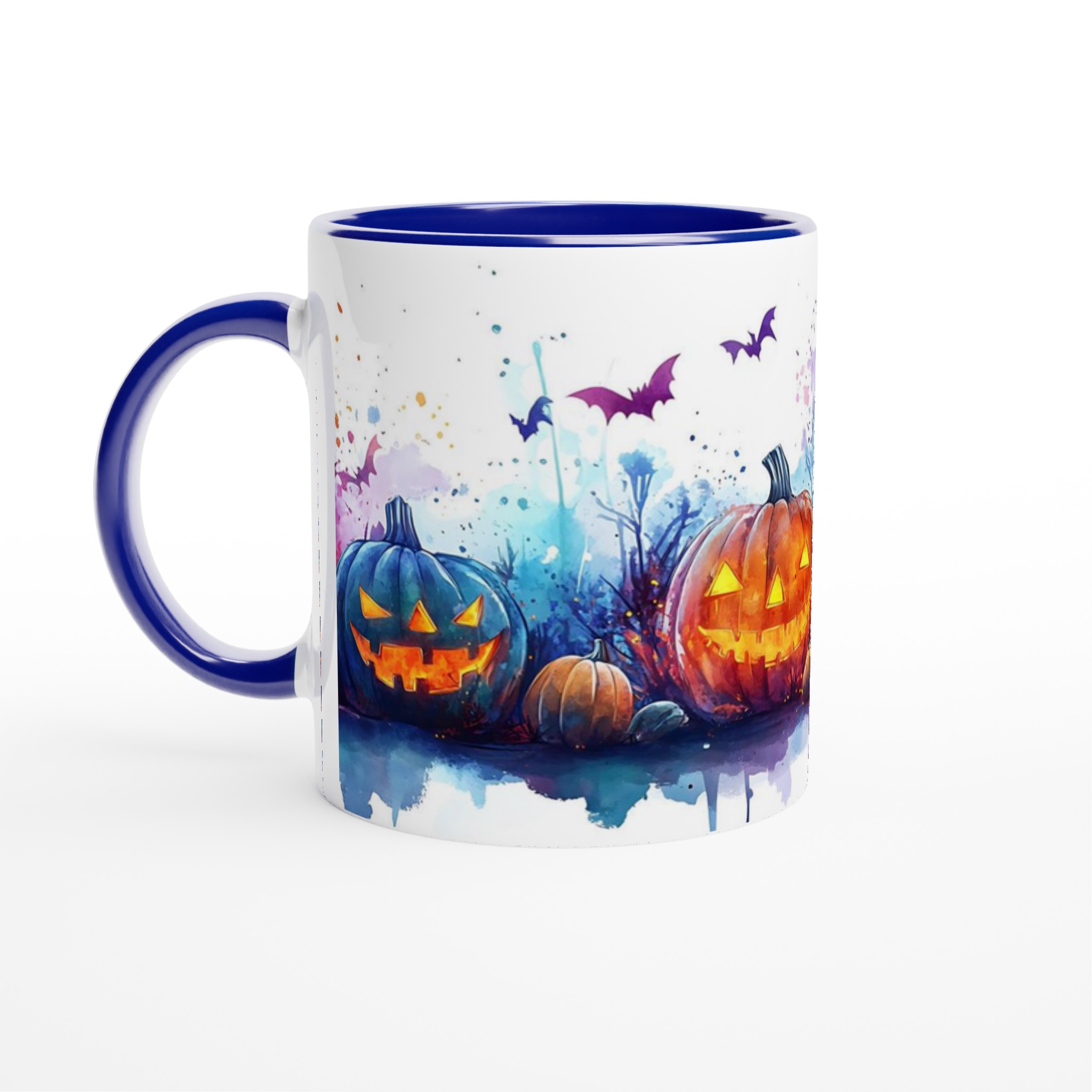 Mystiska Halloweenpumpor 11oz Keramikmugg - Spöklik Design i Färgstarka Nyanser 2 e07e91f2-e216-4f40-9cf1-8732da7579b5