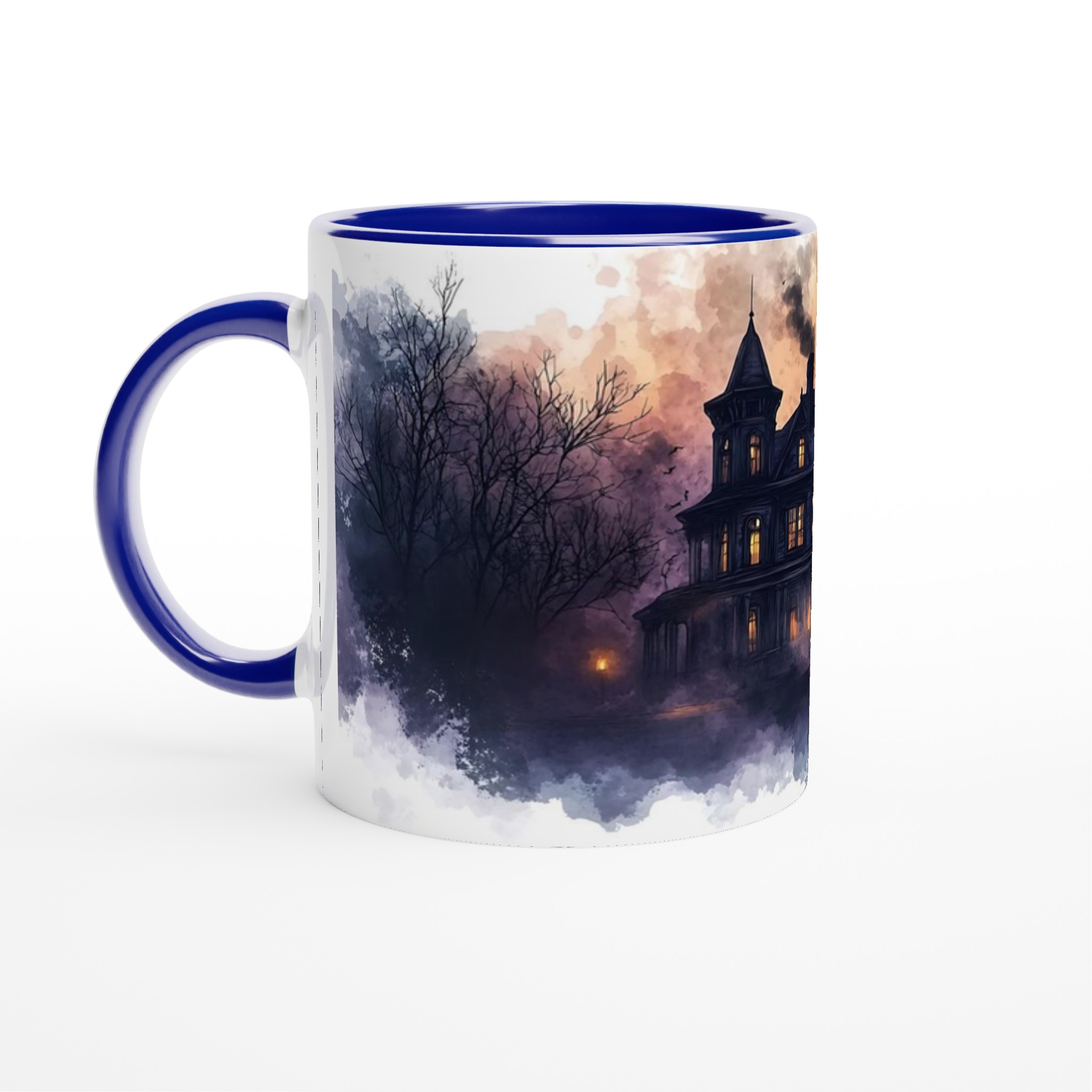 Mystisk Gotisk Herrgård Mugg – Spöklik Design i Vattenfärg, Perfekt för Halloween & Skräckfans i Flera Färger 2 e090dd27-44f7-4a6c-80e1-977404b134b4