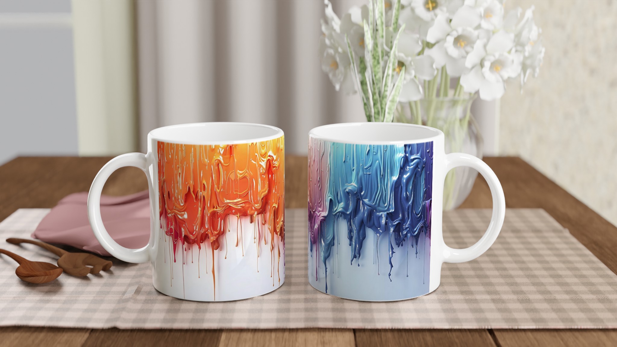 Färgsprakande 11oz Keramisk Mugg – Livfulla färger för din vardagslyx 10 e0dc6271-54a4-445e-bb17-d83029e2e87f