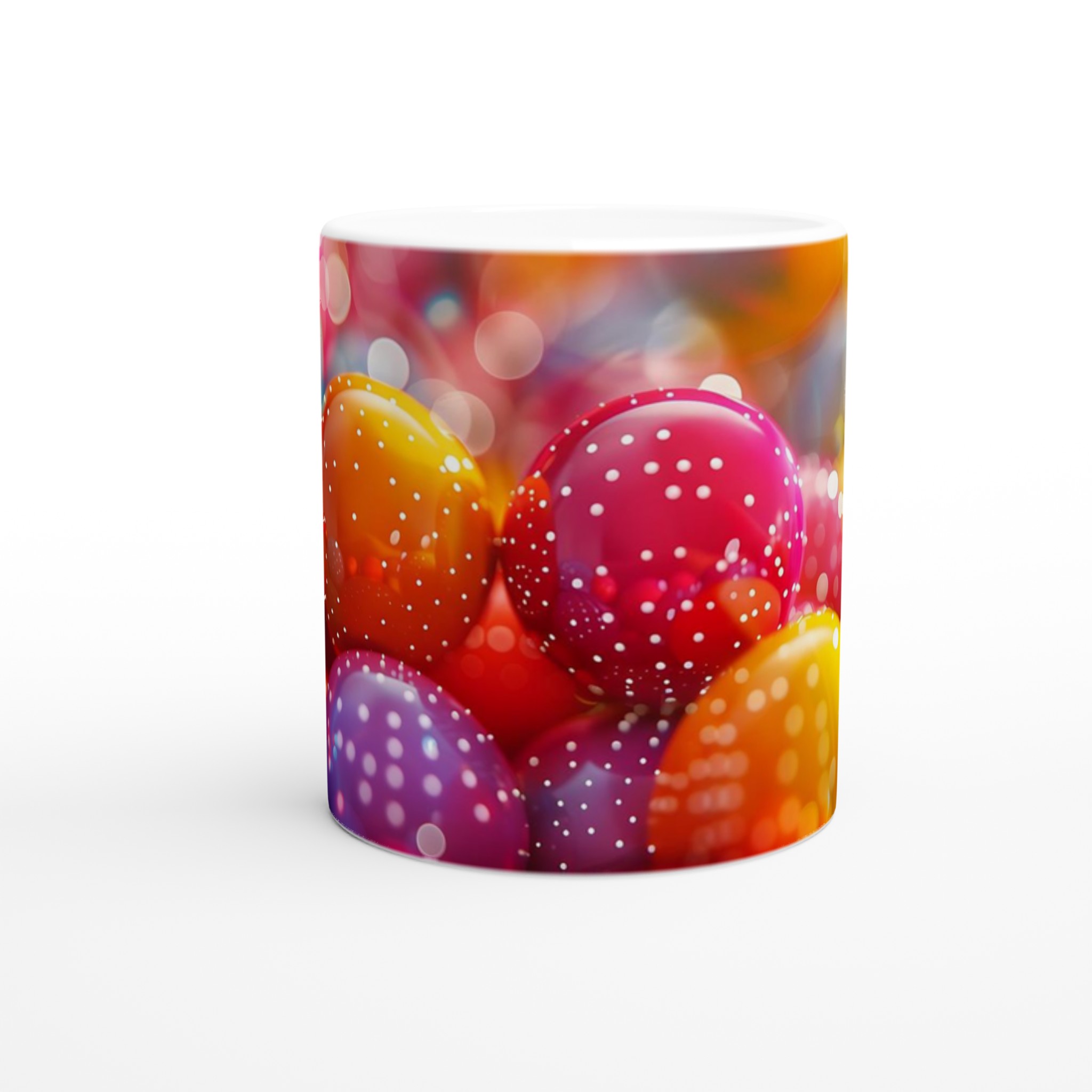 Färgglad prickig 11oz keramikmugg – välj din favoritfärg för en personlig touch! 8 e10ef070-5361-4a2c-aa27-ae8e14c63c1f