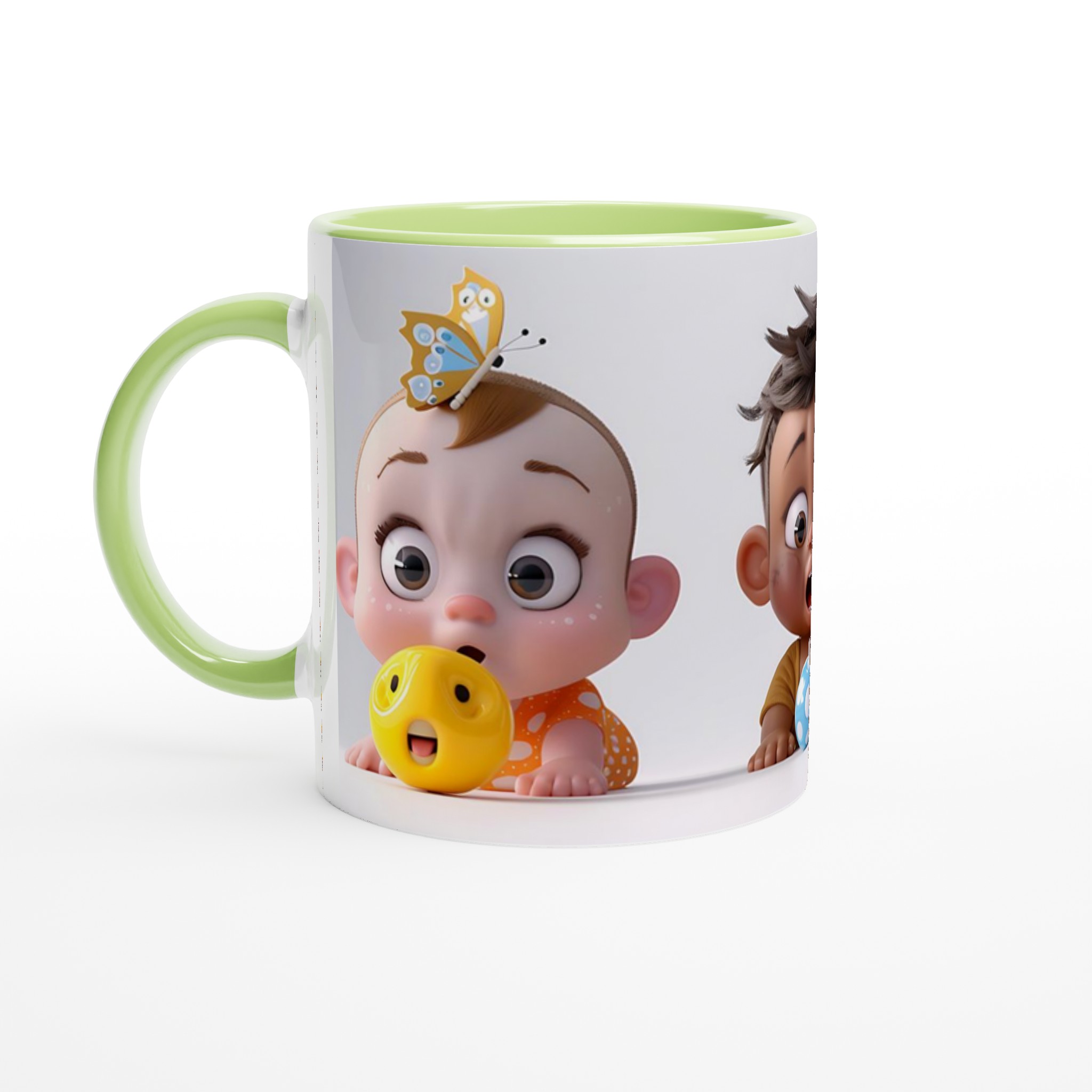 Söta Lekkamrater Keramikmugg – Glada Babymotiv & Djur för Din Kaffe- eller Teupplevelse, Välj Färg! 8 e12081ef-b9e7-4d9e-95da-db2d92e9128a
