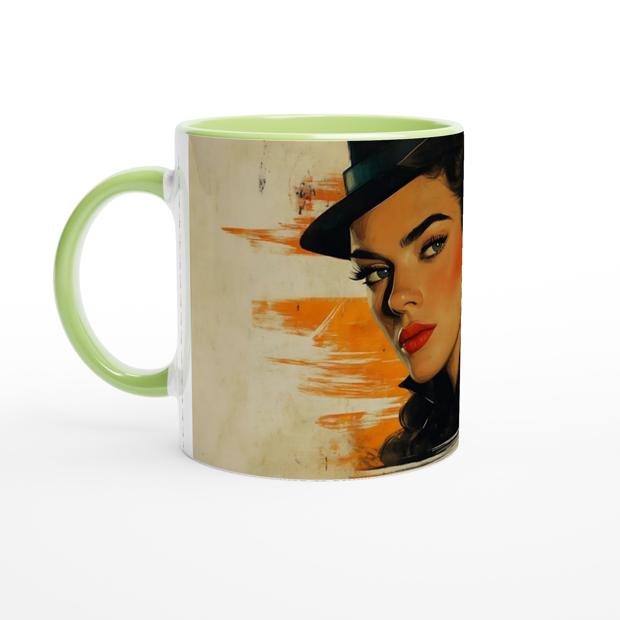 Retro Romance Keramikmugg - 11oz Konsttryck med Pulp Art Vibe 7 e123fdf6-9d8b-45da-845a-d55cdd1b9abc