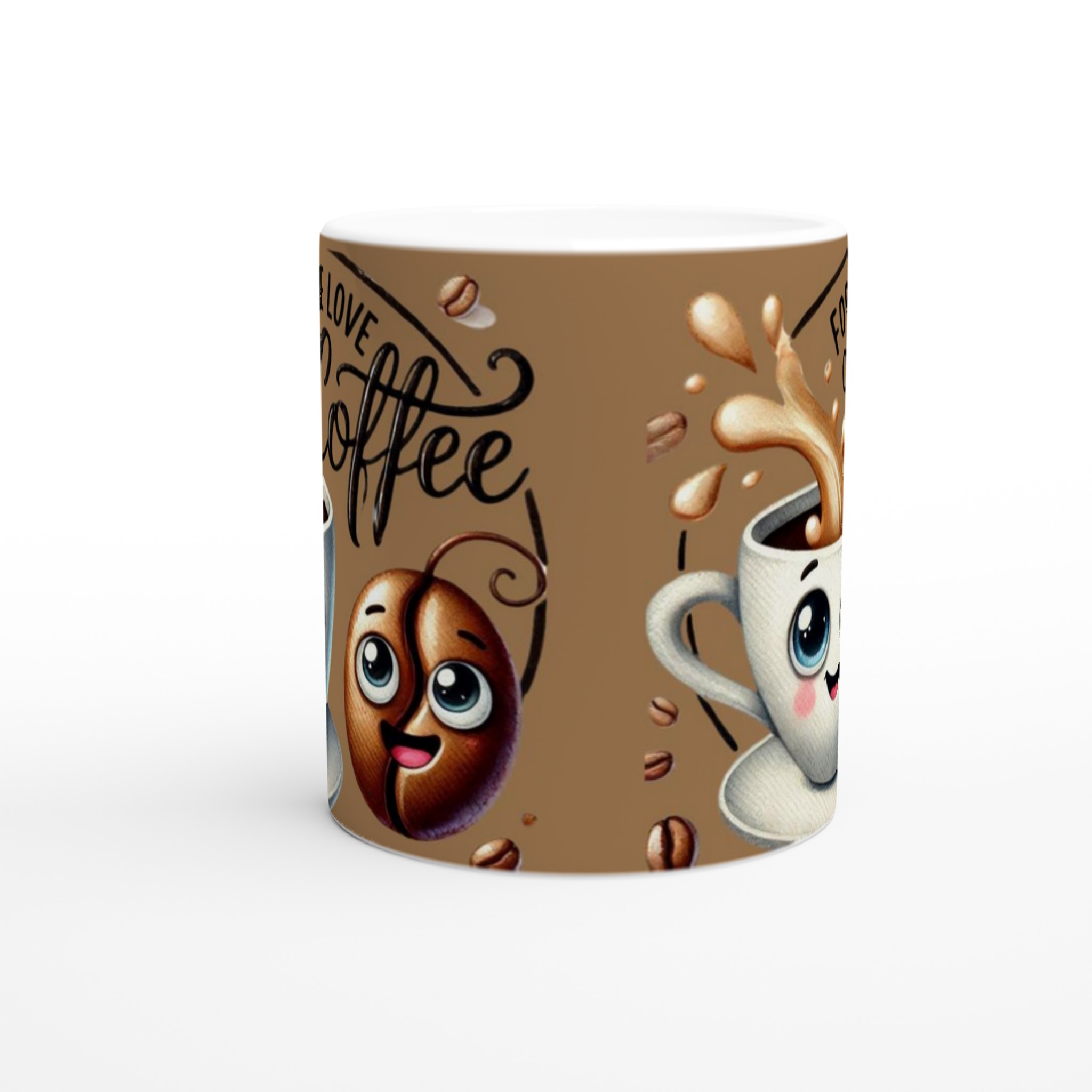 Vit 11oz keramisk mugg med lekfull kaffemotiv – välj mellan sju färgstarka keramfärger 8 e196c817-b4b7-4c87-93c2-b0d421e507dc