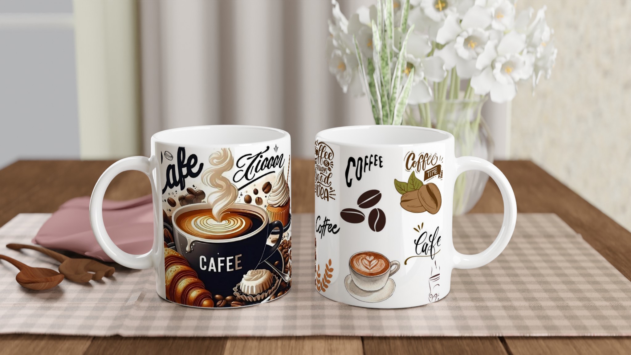 Vit 11oz keramisk mugg med kaffemotiv – välj din favoritfärg för varje kaffestund 10 e22cf86c-8777-48b1-ac6b-cd7a601995d5