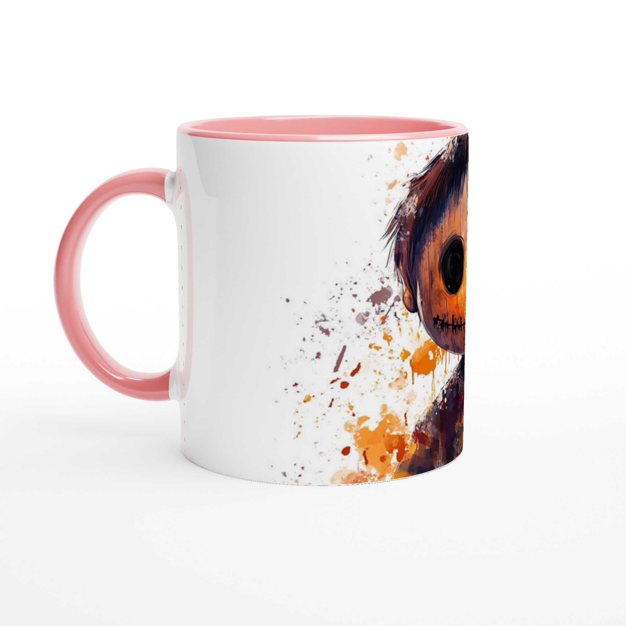 Unik Halloween Docka Mugg - Keramisk 11oz Kaffekopp med Mörk & Konstnärlig Design 6 e23b0ad5-6c48-4e4b-91eb-e10031880f13