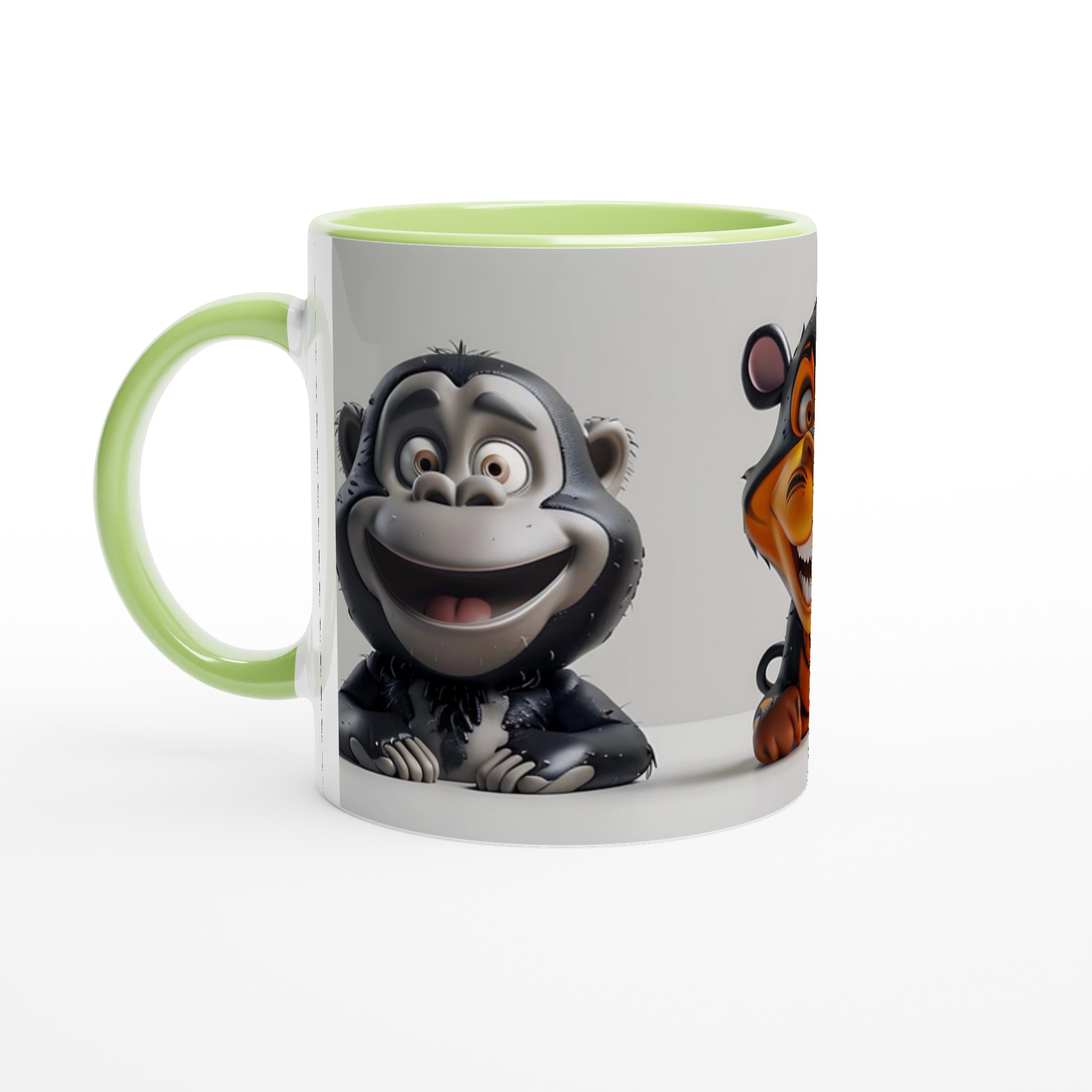 Glad Apa Keramisk Mugg - Rolig Kaffemugg med 3D-inspirerad Design 8 e2408b81-d955-41da-9921-52b5b4f790d0