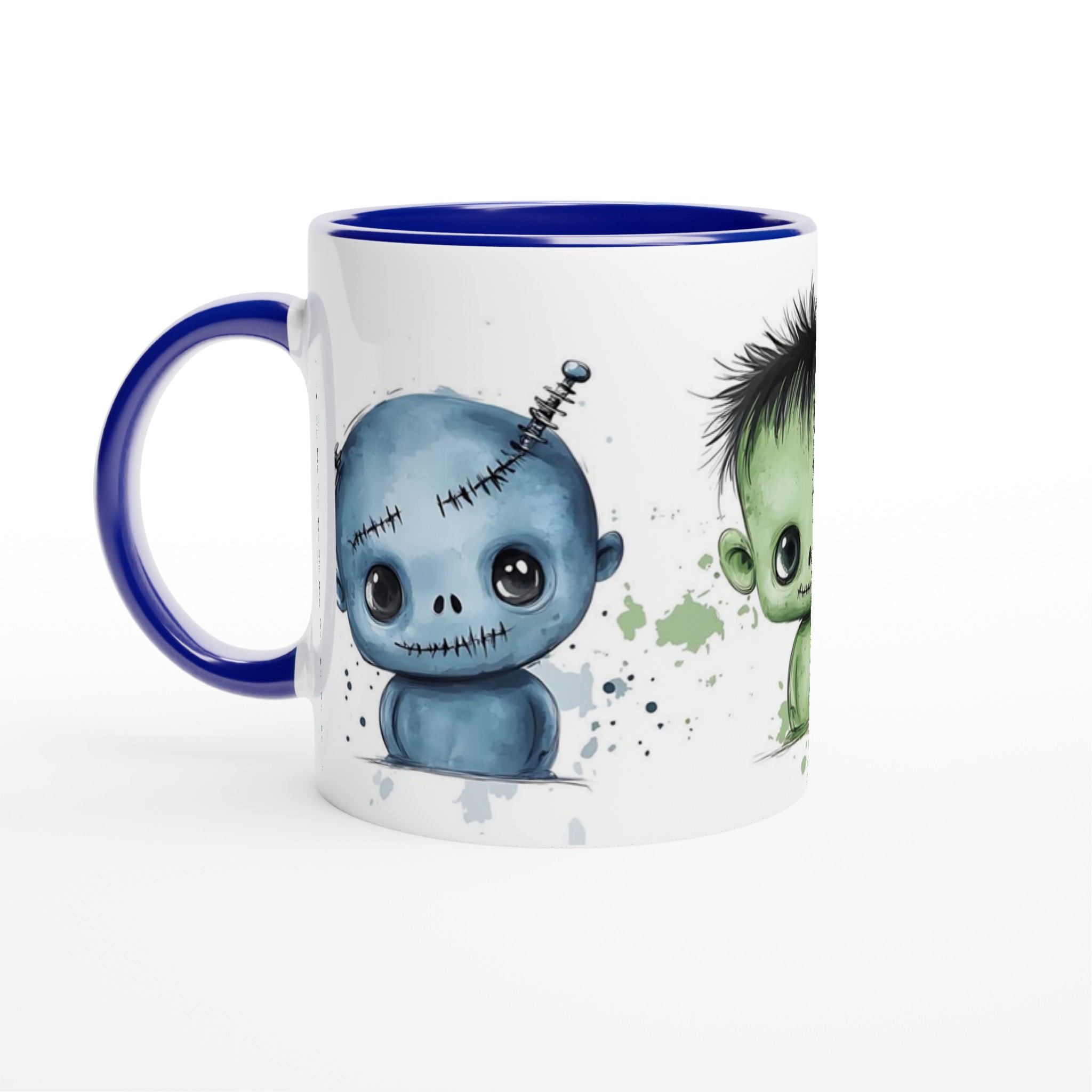 Söta Monster Vattenfärgsmugg – 11oz Keramisk Mugg för Kaffe & Te i Flera Färgval 2 e2464df9-f914-4df1-a5c0-a53692caa6d4
