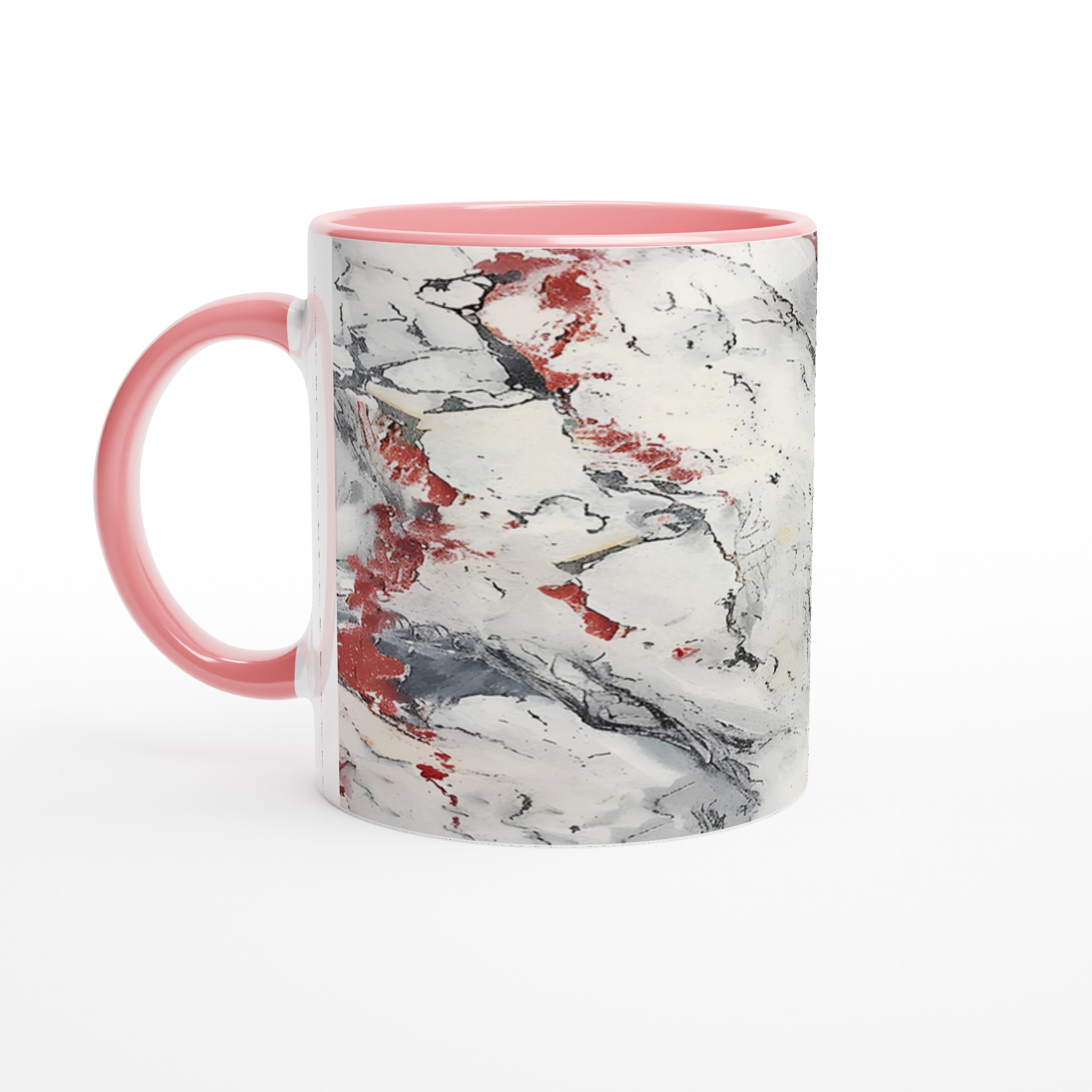 Abstrakt Marmor Mugg – Konstfull Design i Flera Färger, 11oz Keramik 7 e26a3719-d40b-48a4-8bbc-68a6e2e40cee