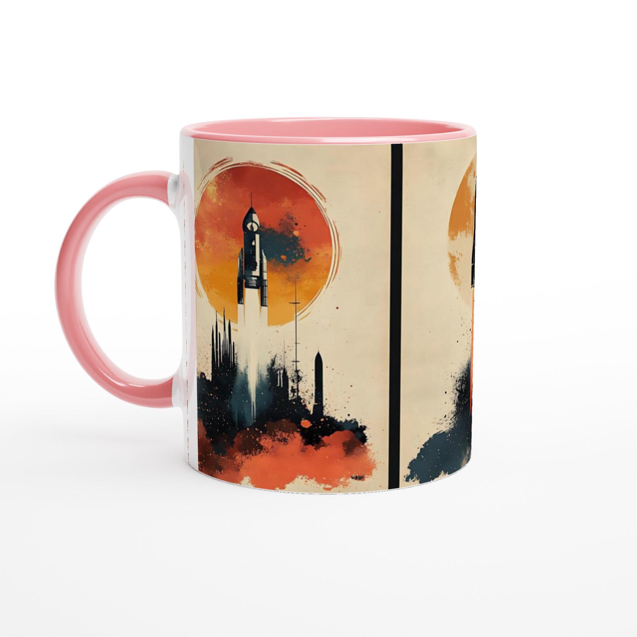 Kosmisk Raket Mugg – Fånga Äventyret med En Akvarell-inspirerad Design i Ditt Val av Färg 6 e26aa270-019d-4677-8bd9-2cdec616e5b4