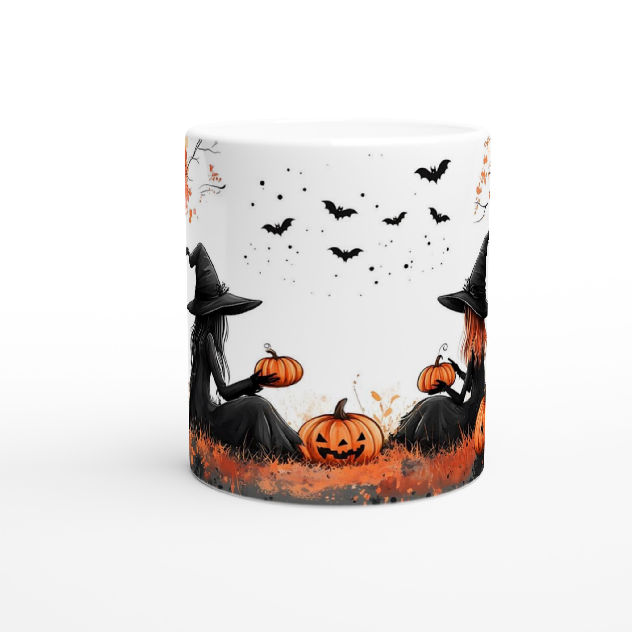 Magisk Halloween Mugg – Spöklik Design med Häxor och Pumpor i Levande Färger 8 e28cba62-5986-4a01-aa46-21e1974995ca