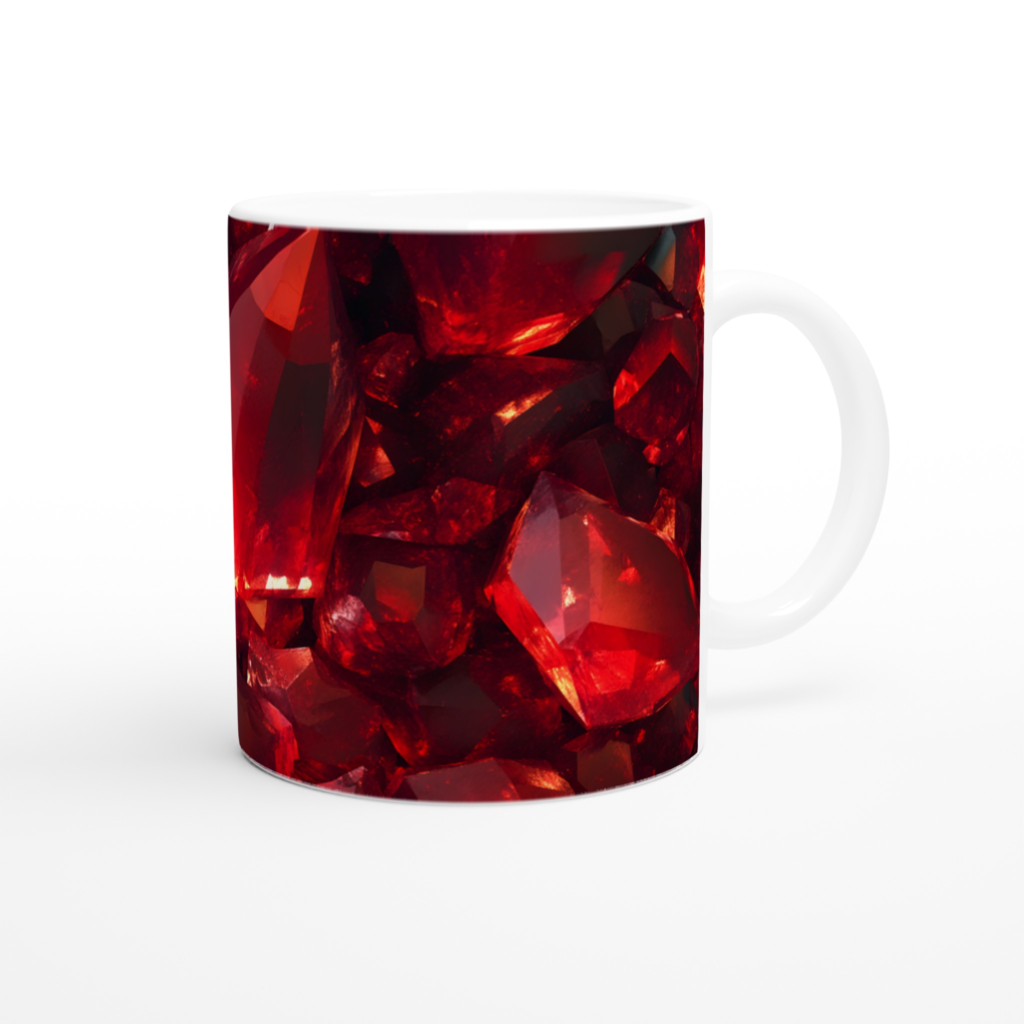 Rubinröd Kristallmugg – 11 oz Keramisk Mugg för Kaffe & Te i Sju Levande Färger 9 e2ae71ee-b4a3-42ab-b8df-841b65ca6baf
