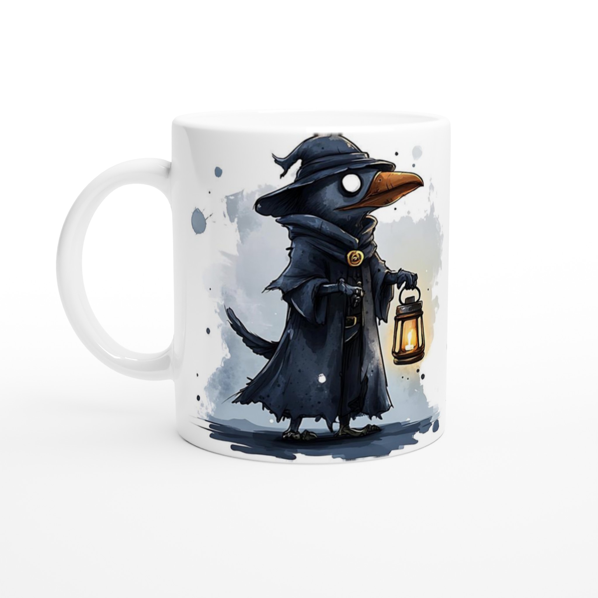 Mörk Magiker Kråka – Mysig 11oz Keramikmugg i 7 Färger för Fantasifulla Drycker 1 e2d22122-d619-4253-a99d-60cf77b1482b