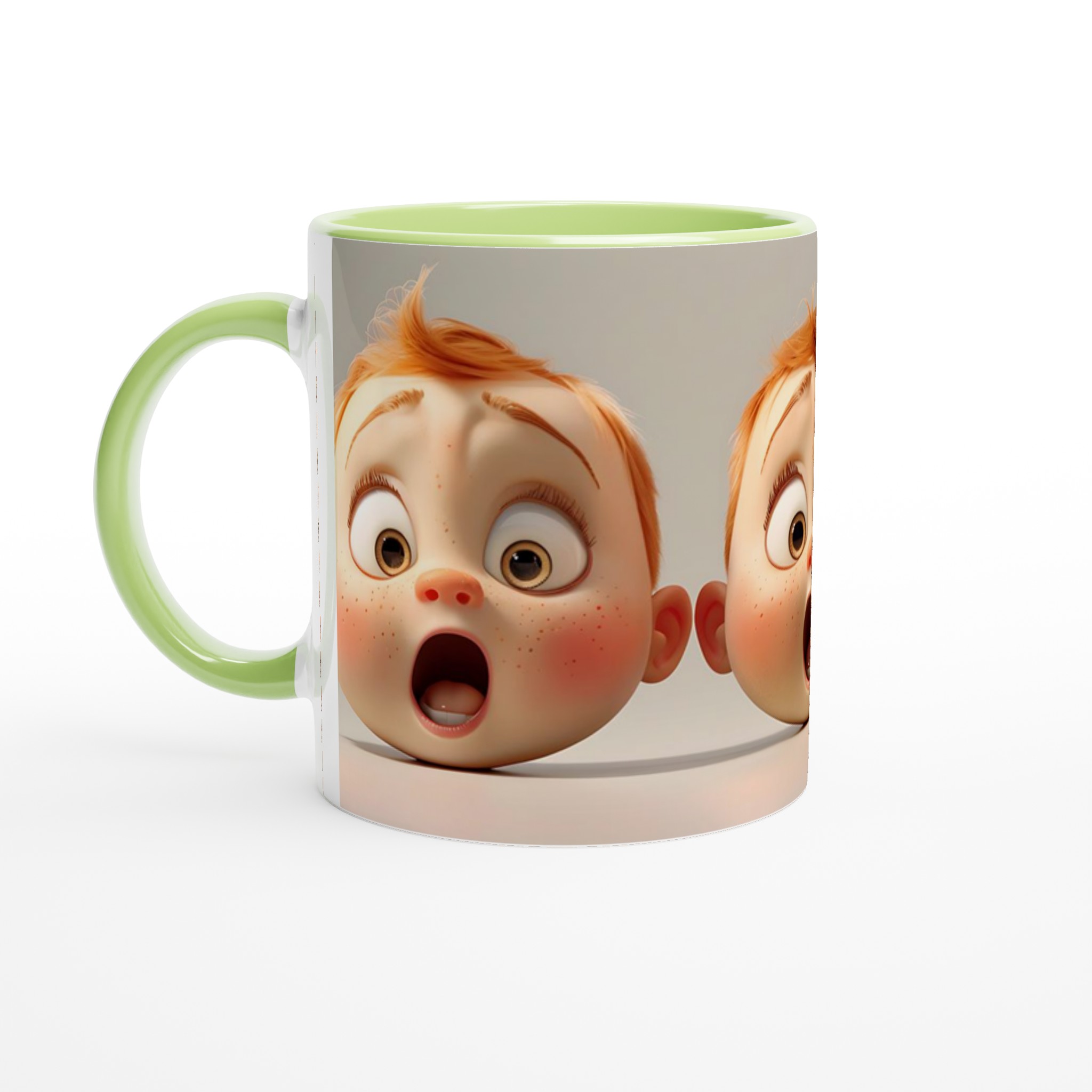 Förvånade Ansikten: Charmig 11oz Keramisk Mugg för Ditt Kaffe, Tillgänglig i Flera Färger! 7 e31bfe97-b2e6-4f3a-bc7f-ce855ed45285