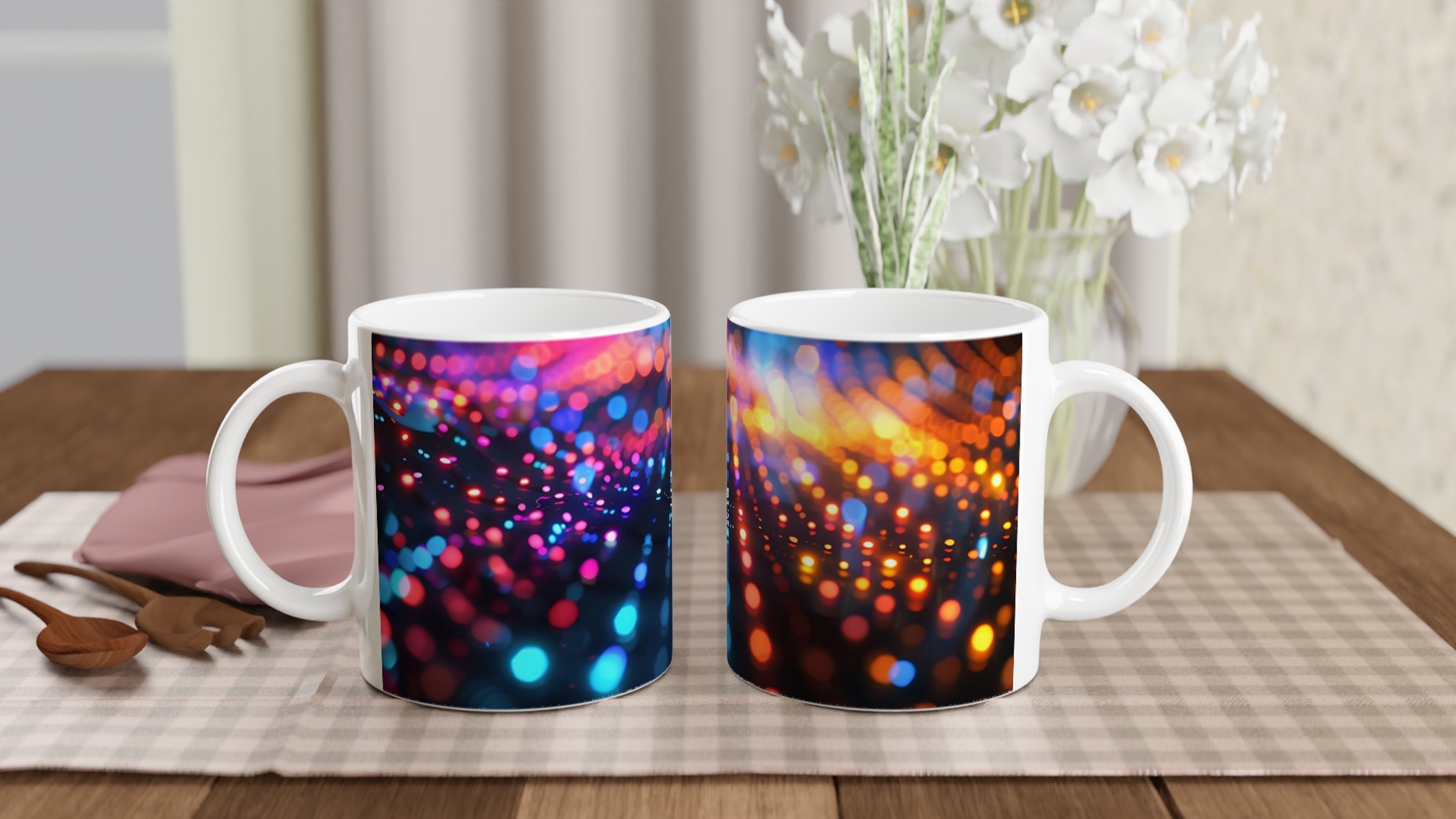 Neon Glow 11oz Keramisk Mugg – Färgglad Abstrakt Design i Din Valfria Färg 10 e32d7180-4b60-4869-af8e-bbec3ac962a7