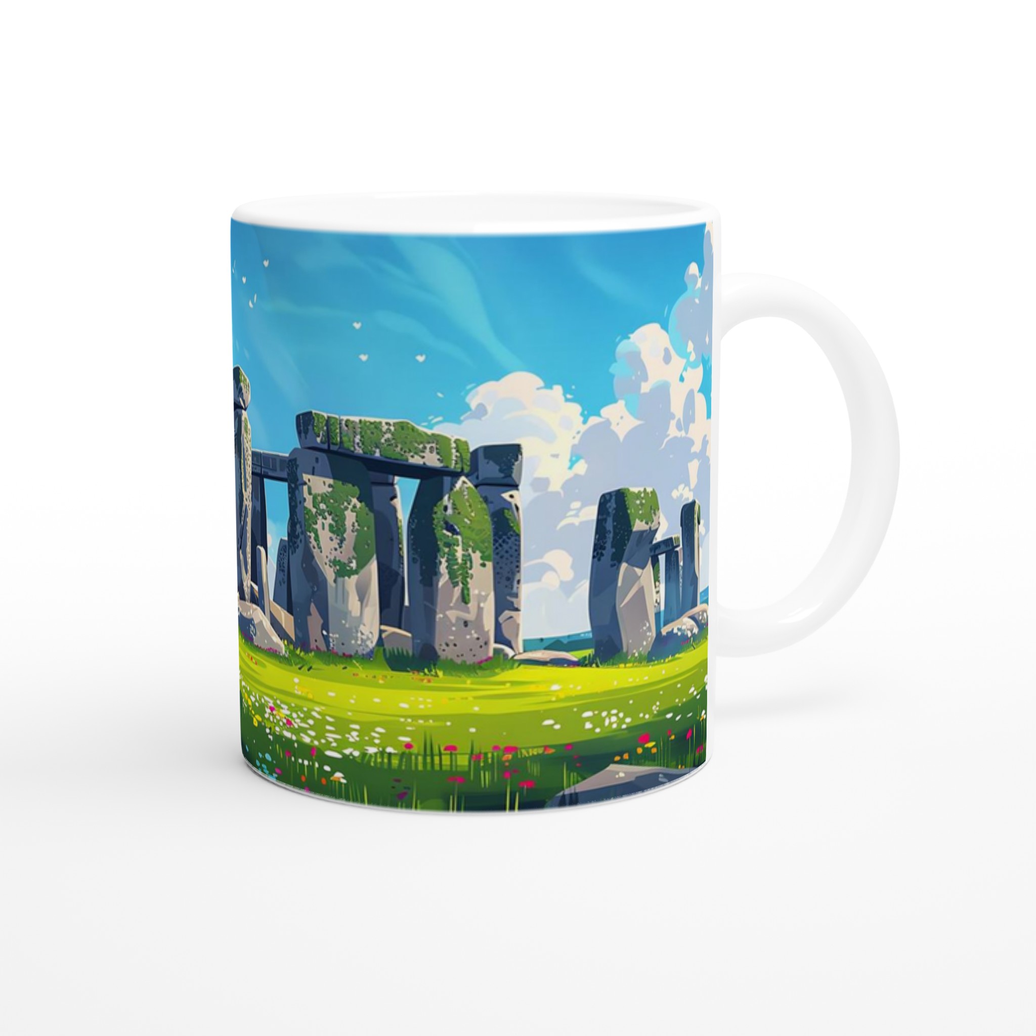 Anime Stonehenge 11oz Keramisk Mugg – Drömsk Landskap i Dina Händer 9 e3320674-4427-4af1-9c47-6766d48cf2e1