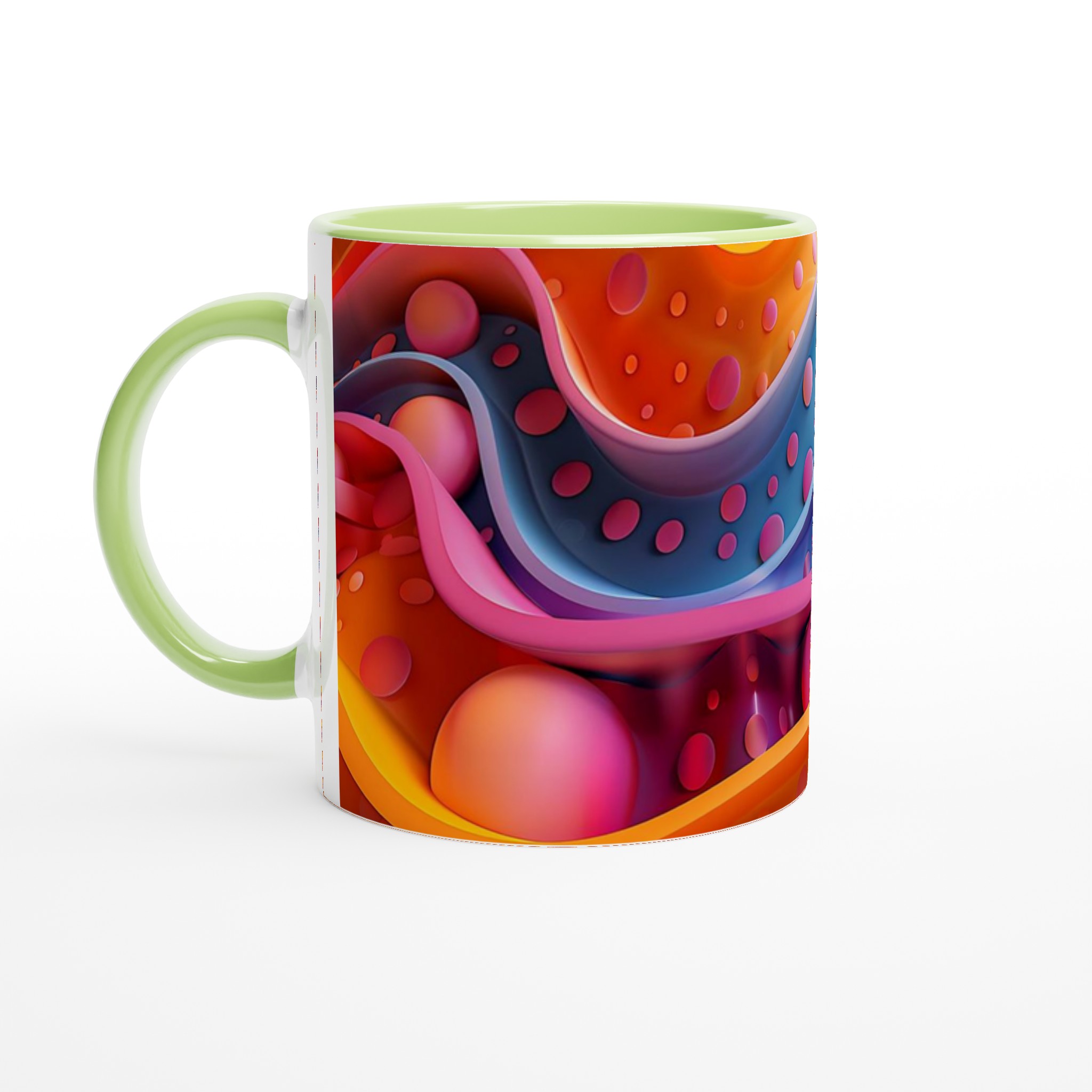 Abstract Swirls 11oz Keramisk Mugg - Välj bland 7 Livfulla Färger för Din Perfekta Kaffestund 7 e33d4387-06ff-4c5c-9517-12c9ca5b0ccd