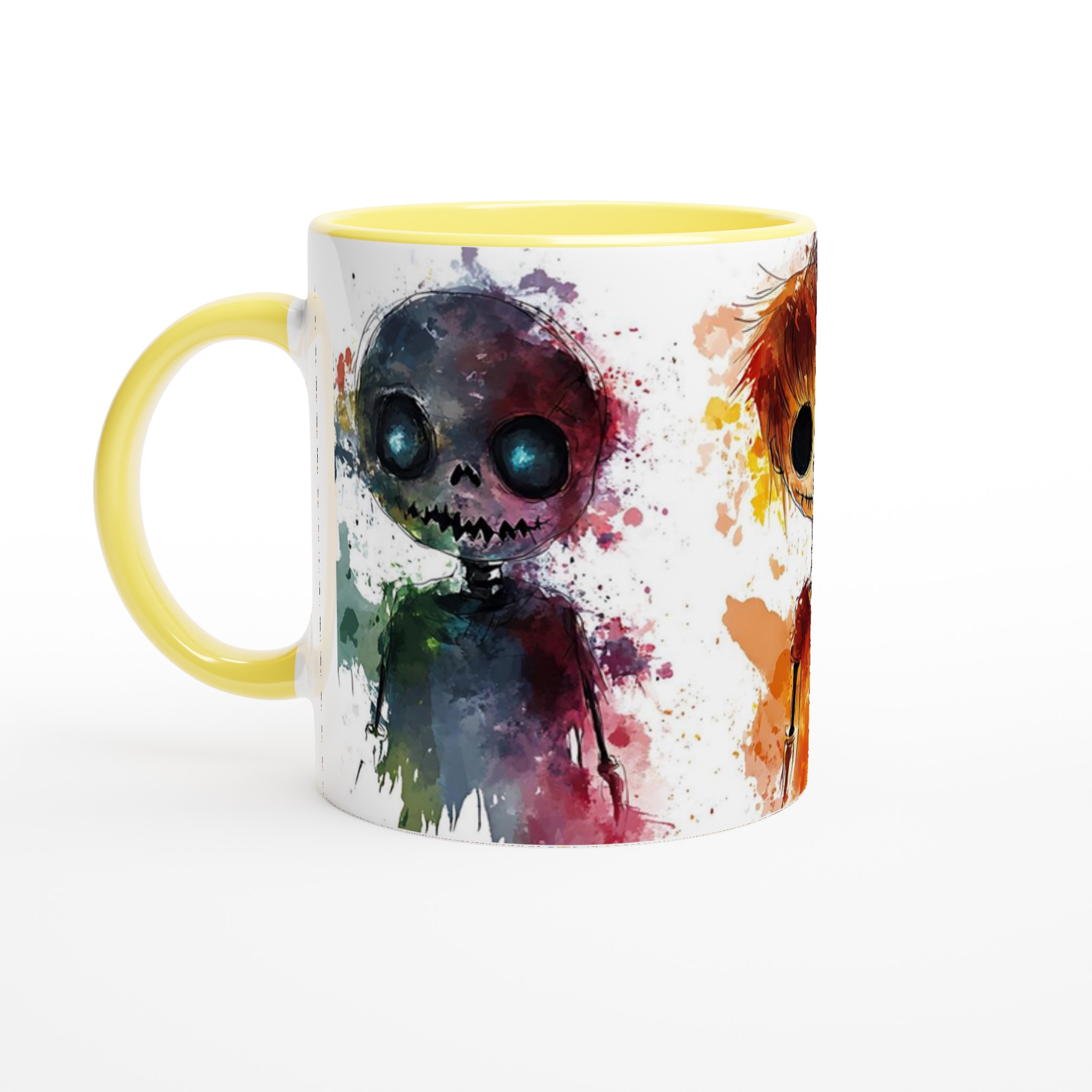 Konstnärlig Skull Squad Keramisk Mugg - Välj Din Färg! 3 e35391cb-1d66-4616-92f8-651777d397df