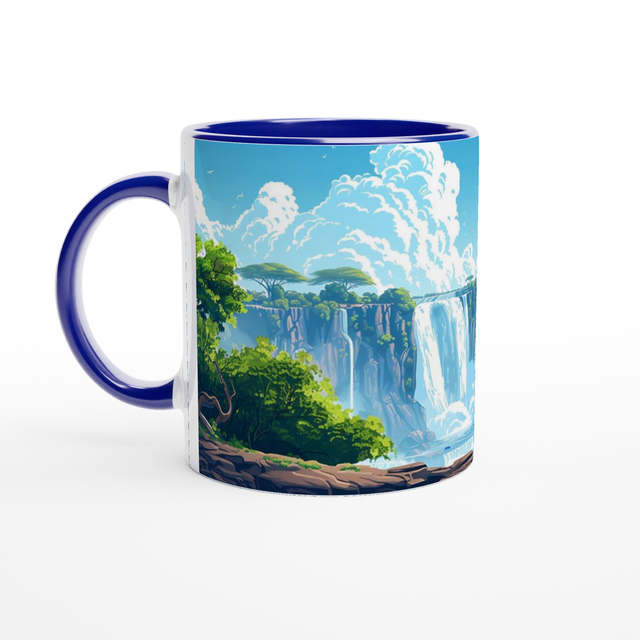 Tropiskt Vattenfall Kaffemugg - Levande Naturdesign i Flera Färger 2 e376e0e8-6742-4082-8d98-ec24771ba4b4
