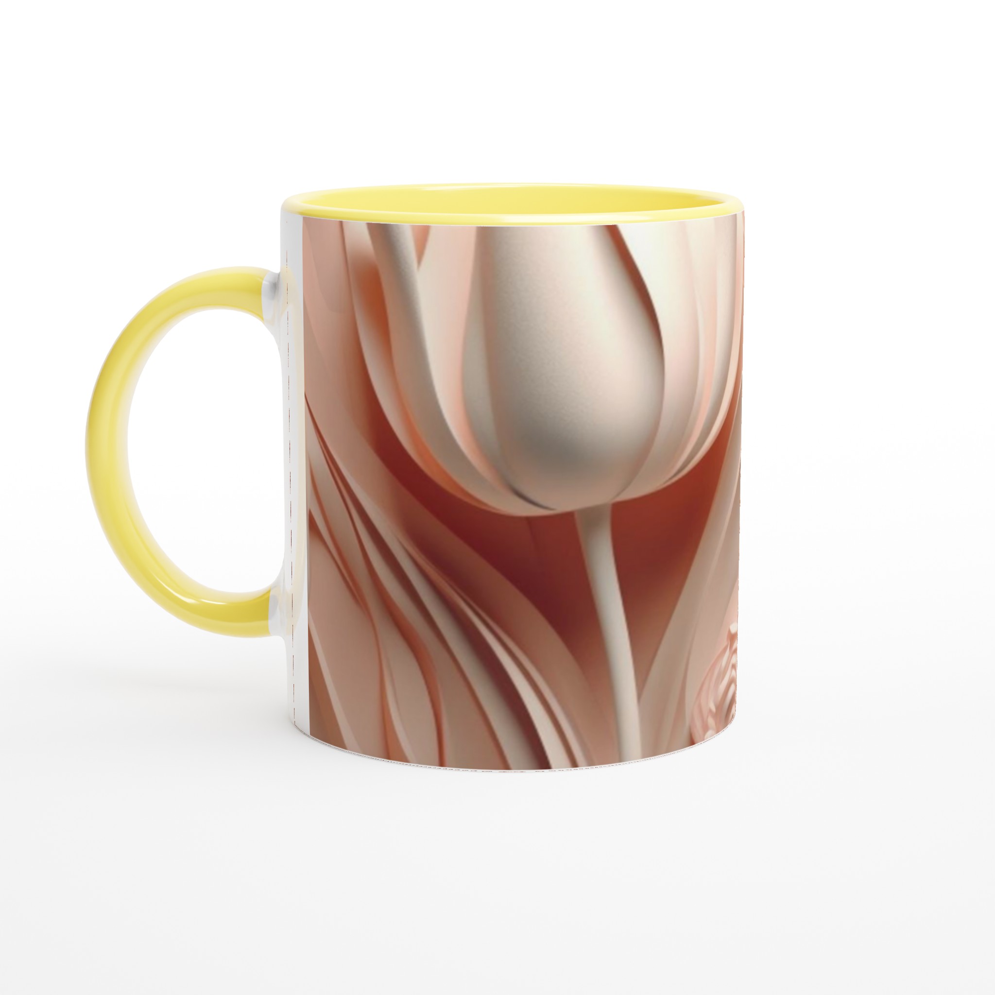 Elegant 11oz Keramisk Mugg med Sofistikerat Tulpanmotiv i Valfri Färg 3 e37e9167-a9a8-4ed1-9d7b-4ff478e8d0d6